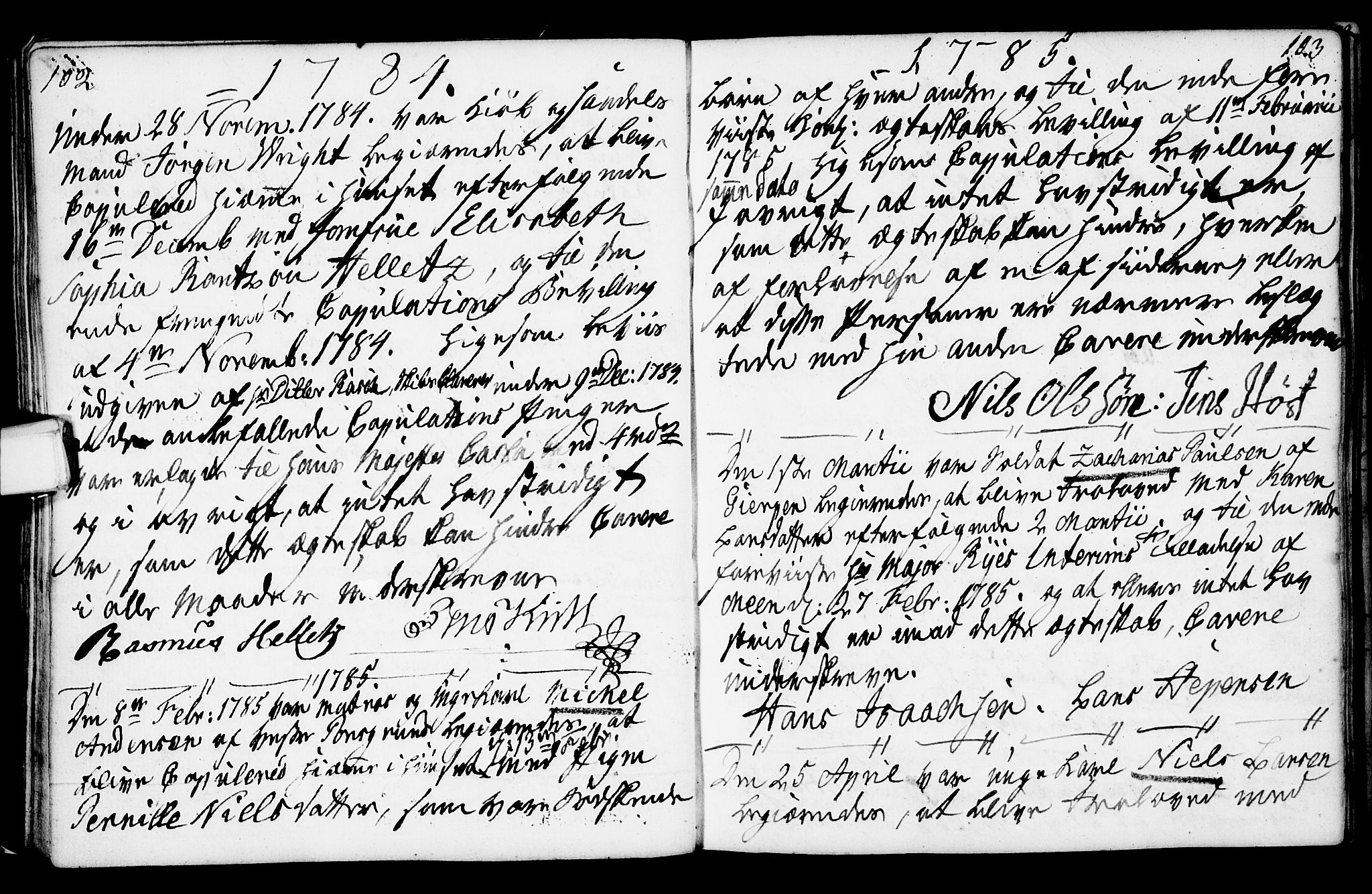 Porsgrunn kirkebøker , AV/SAKO-A-104/F/Fa/L0003: Ministerialbok nr. 3, 1764-1814, s. 102-103
