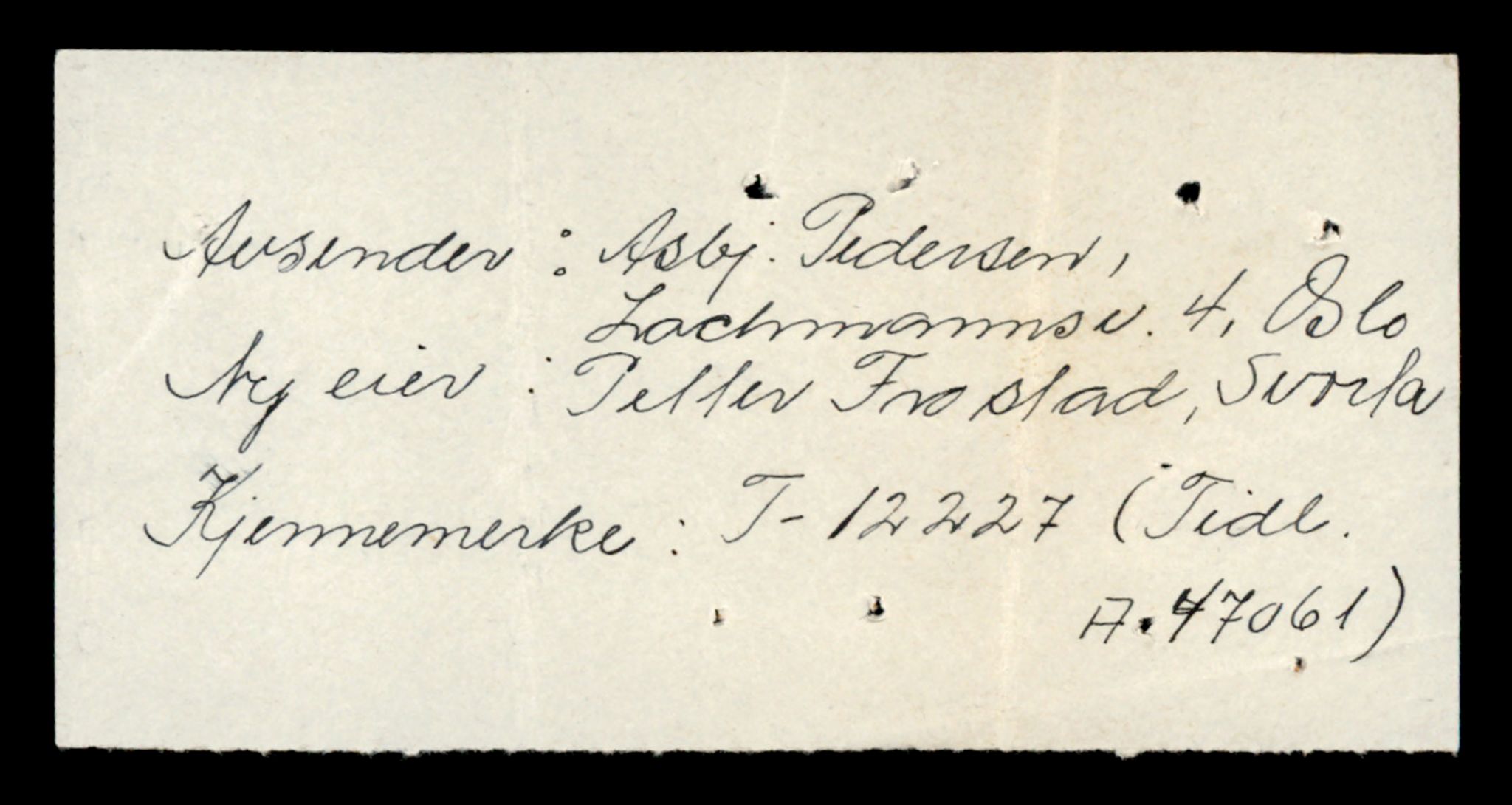 Møre og Romsdal vegkontor - Ålesund trafikkstasjon, AV/SAT-A-4099/F/Fe/L0033: Registreringskort for kjøretøy T 12151 - T 12474, 1927-1998, s. 1960
