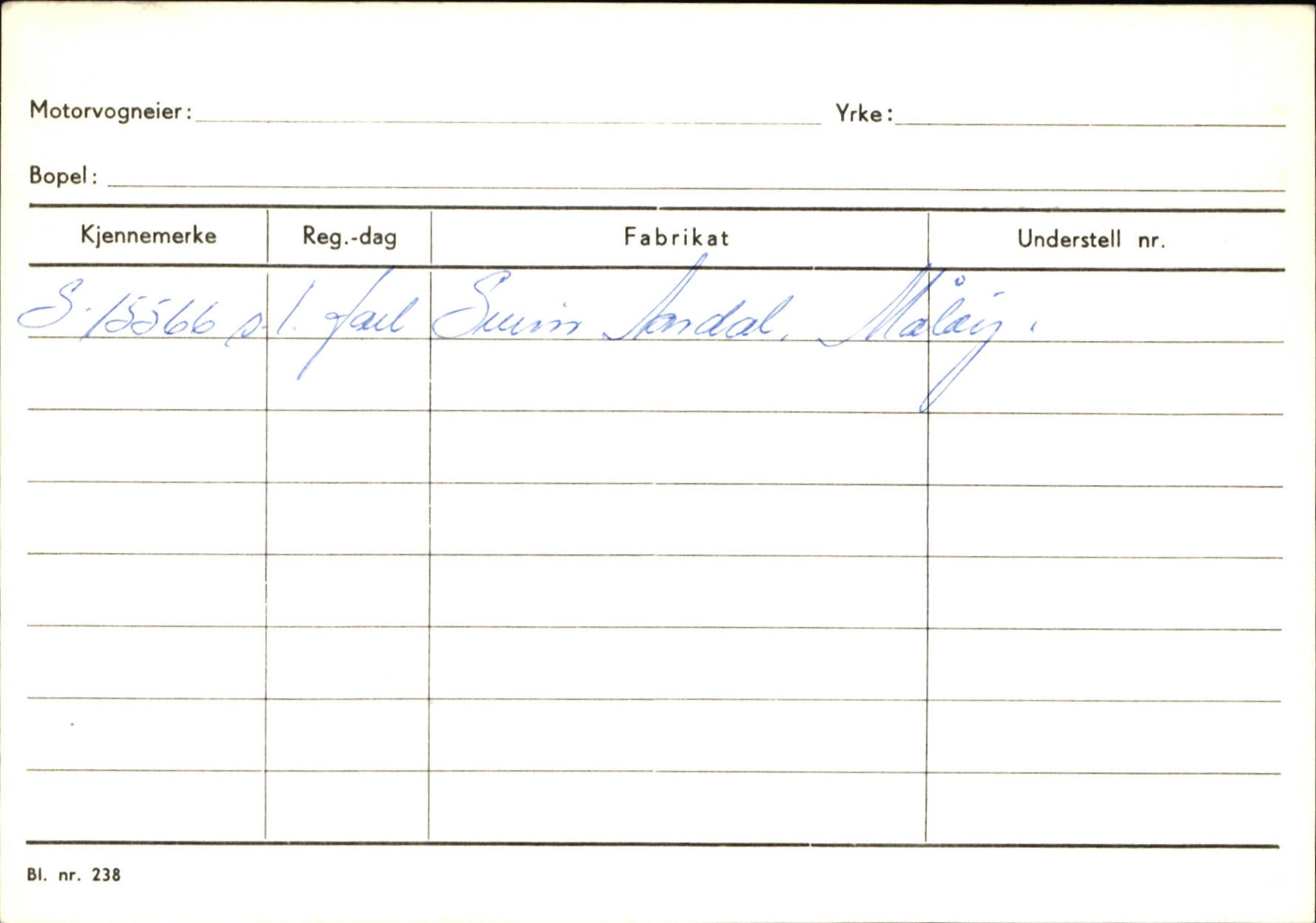 Statens vegvesen, Sogn og Fjordane vegkontor, AV/SAB-A-5301/4/F/L0130: Eigarregister Eid T-Å. Høyanger A-O, 1945-1975, s. 288