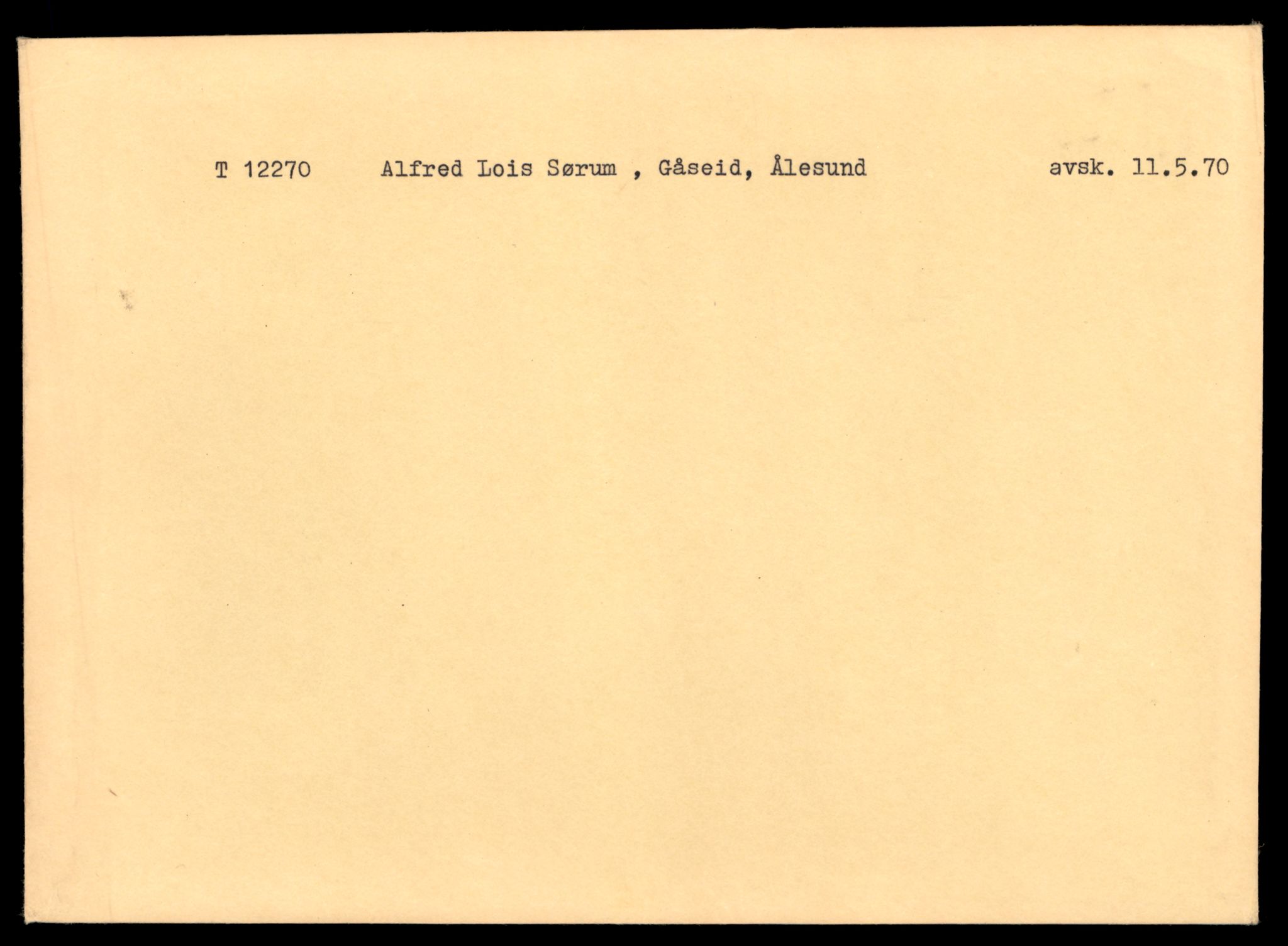 Møre og Romsdal vegkontor - Ålesund trafikkstasjon, AV/SAT-A-4099/F/Fe/L0033: Registreringskort for kjøretøy T 12151 - T 12474, 1927-1998, s. 2677