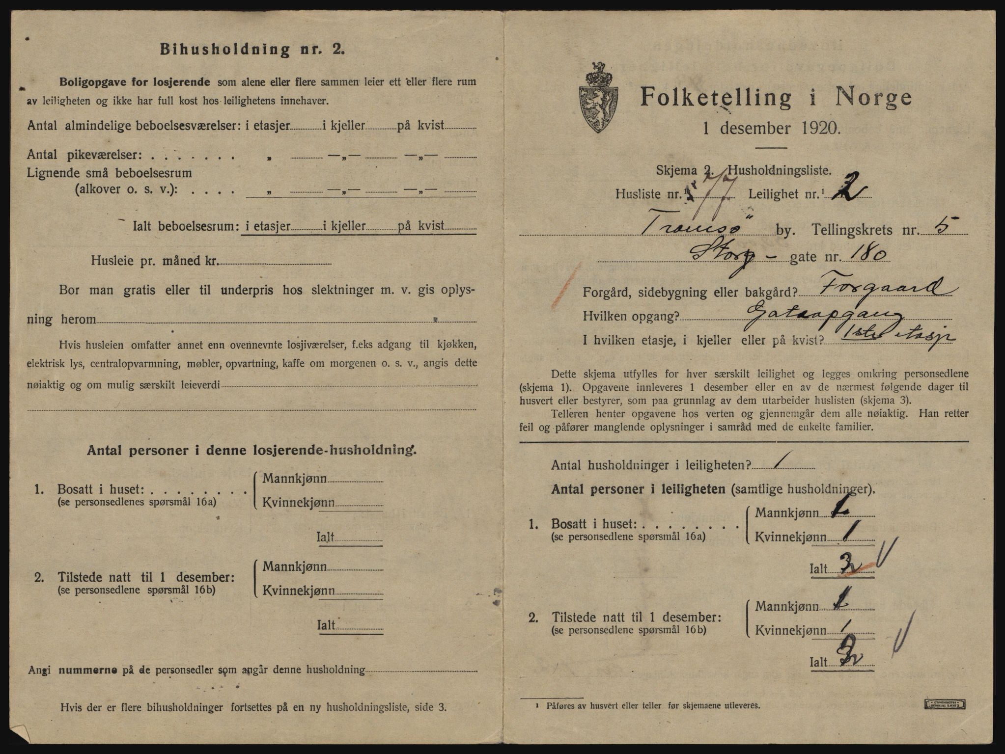 SATØ, Folketelling 1920 for 1902 Tromsø kjøpstad, 1920, s. 4057