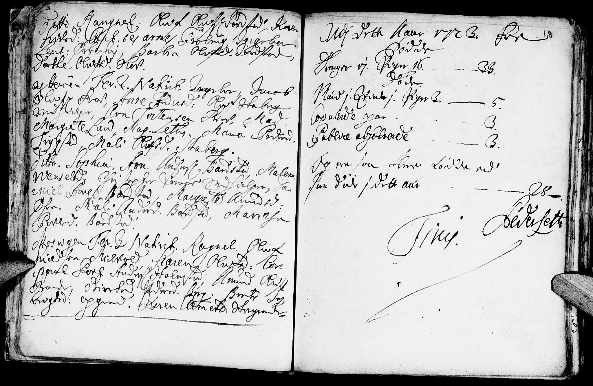 Ministerialprotokoller, klokkerbøker og fødselsregistre - Nord-Trøndelag, AV/SAT-A-1458/722/L0215: Ministerialbok nr. 722A02, 1718-1755, s. 18