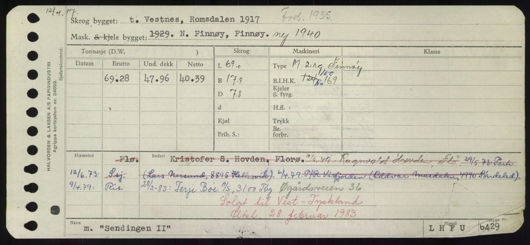 Sjøfartsdirektoratet med forløpere, Skipsmålingen, RA/S-1627/H/Hd/L0032: Fartøy, San-Seve, s. 483