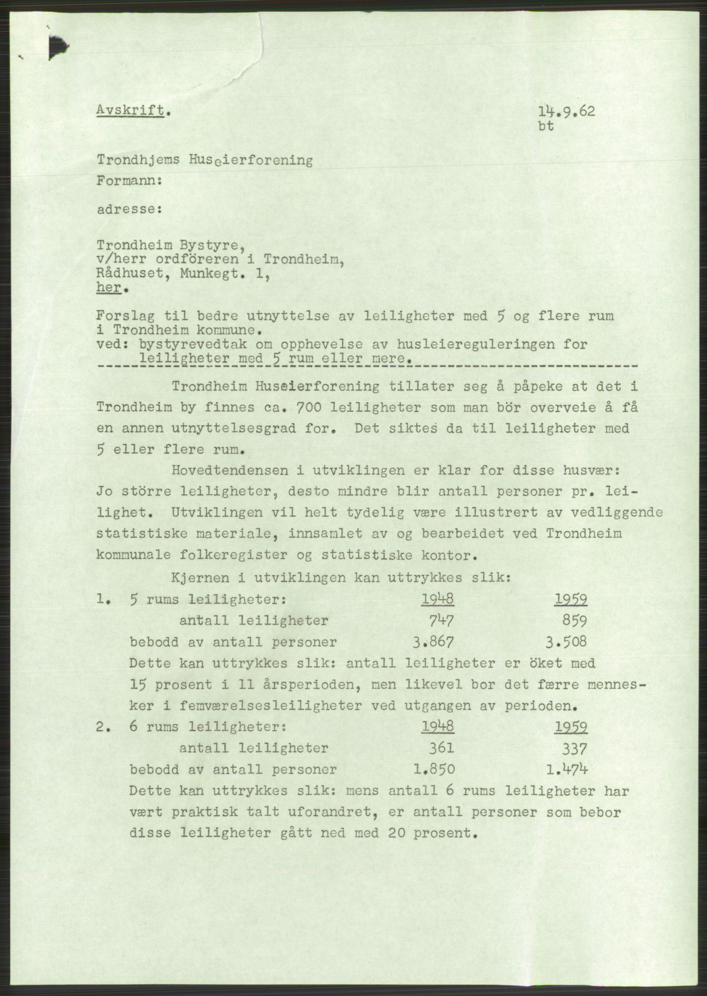 Kommunaldepartementet, Boligkomiteen av 1962, AV/RA-S-1456/D/L0003: --, 1962-1963, s. 200