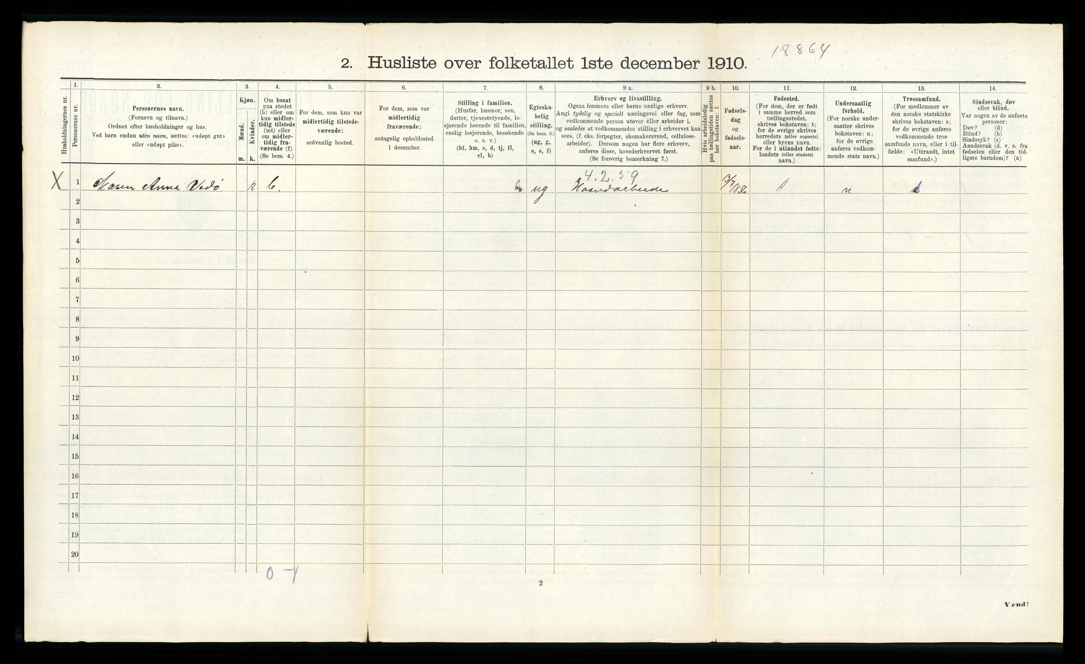 RA, Folketelling 1910 for 1619 Sør-Frøya herred, 1910, s. 555