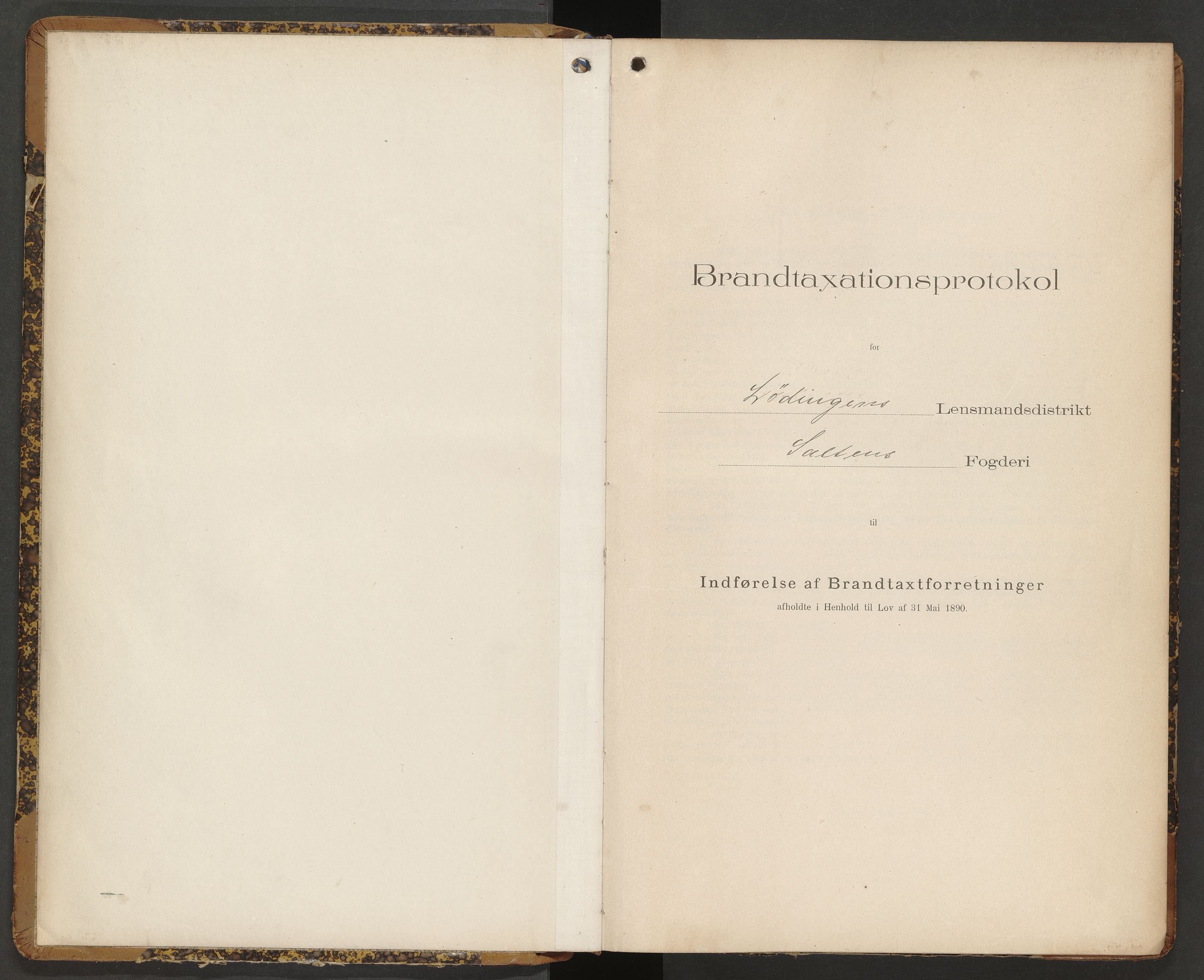 Norges Brannkasse Lødingen og Tjeldsund, AV/SAT-A-5583/Fb/L0004: Branntakstprotokoll, 1907-1911