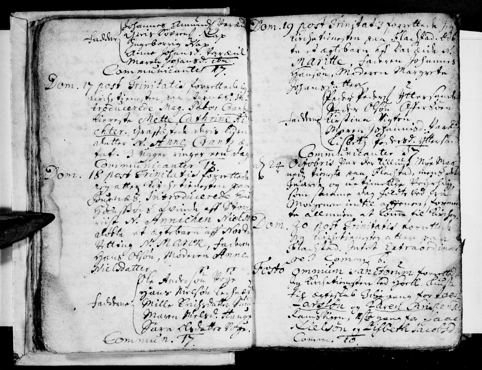 Ministerialprotokoller, klokkerbøker og fødselsregistre - Nordland, AV/SAT-A-1459/881/L1162: Residerende kapellans bok nr. 881B01, 1704-1748