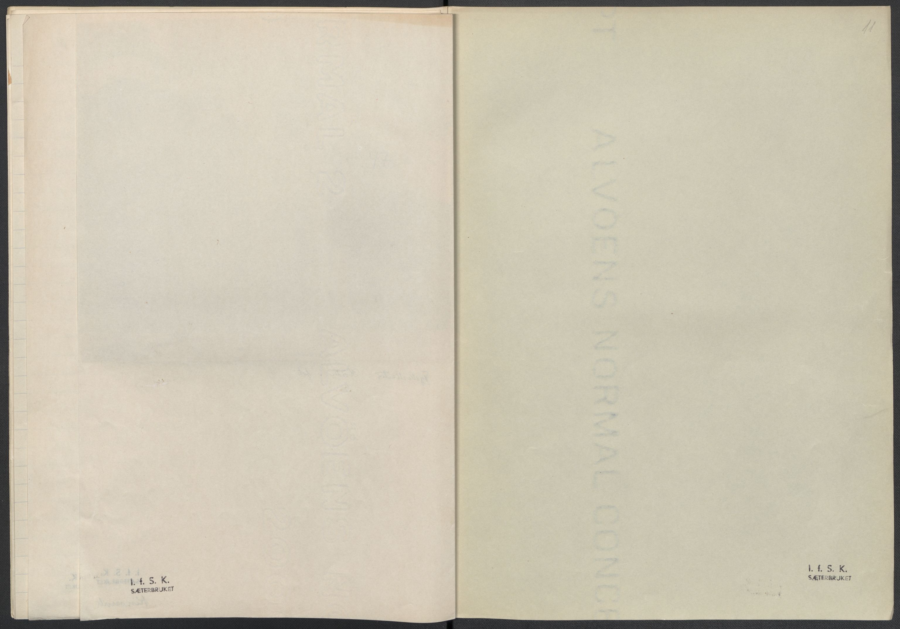 Instituttet for sammenlignende kulturforskning, RA/PA-0424/F/Fc/L0010/0003: Eske B10: / Hordaland (perm XXVII), 1933-1936, s. 11