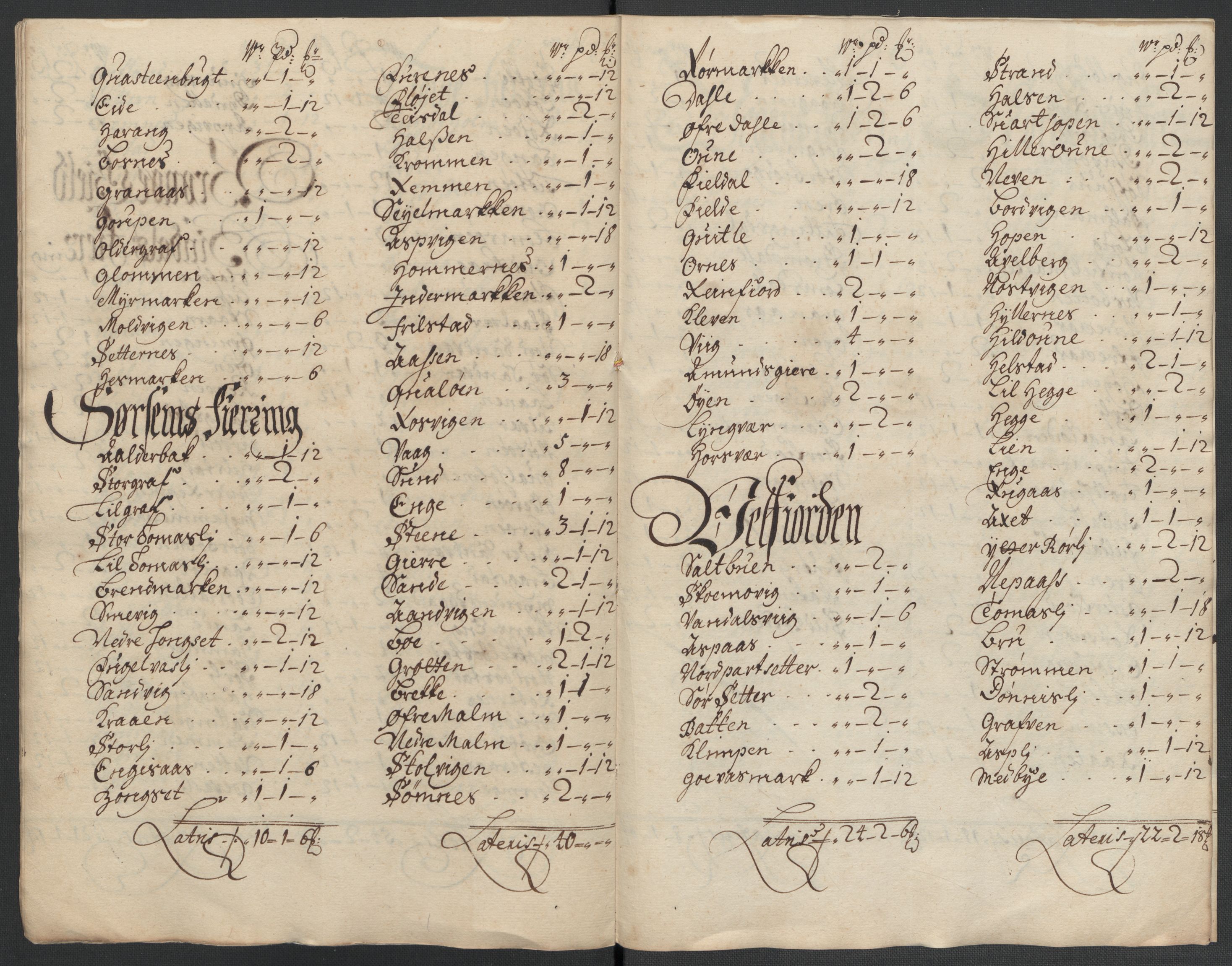 Rentekammeret inntil 1814, Reviderte regnskaper, Fogderegnskap, AV/RA-EA-4092/R65/L4507: Fogderegnskap Helgeland, 1699-1701, s. 262