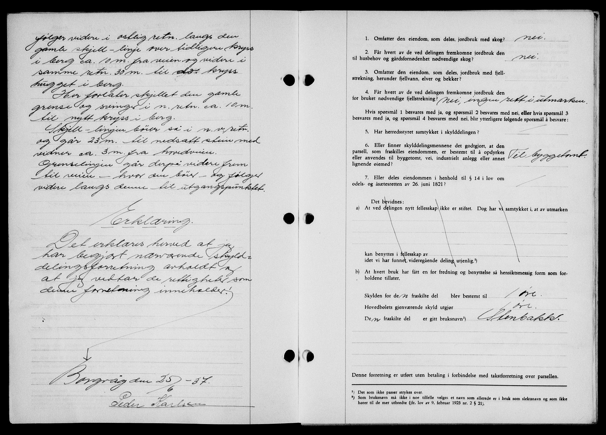 Lofoten sorenskriveri, SAT/A-0017/1/2/2C/L0002a: Pantebok nr. 2a, 1937-1937, Dagboknr: 1771/1937