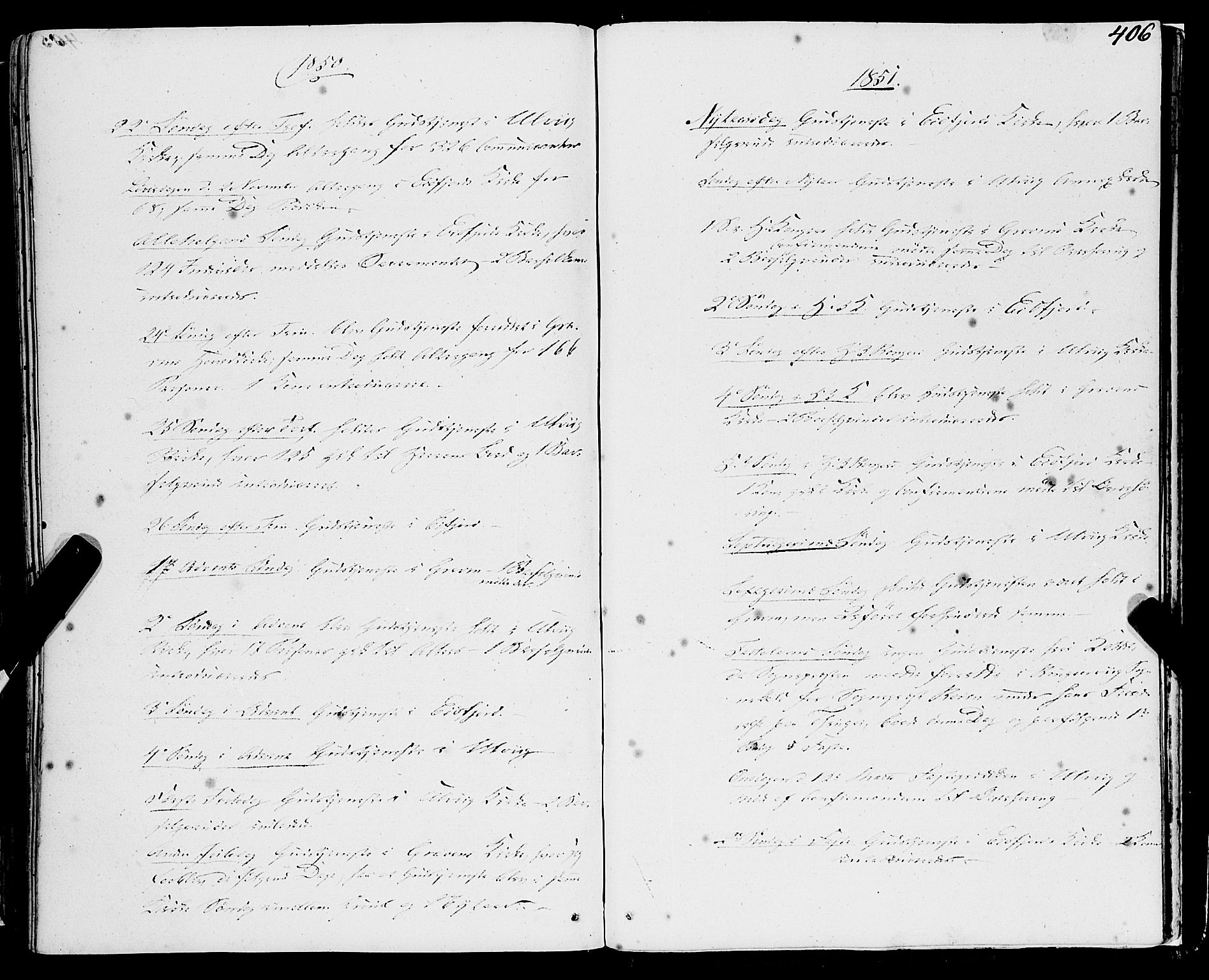 Ulvik sokneprestembete, SAB/A-78801/H/Haa: Ministerialbok nr. A 12, 1839-1853, s. 406