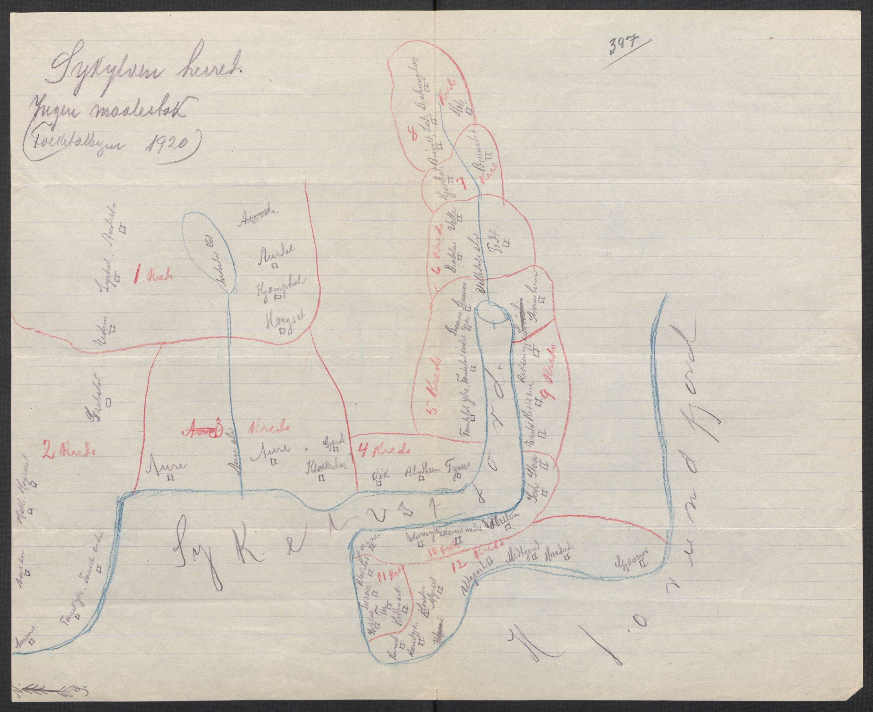 SAT, Folketelling 1920 for 1528 Sykkylven herred, 1920, s. 3