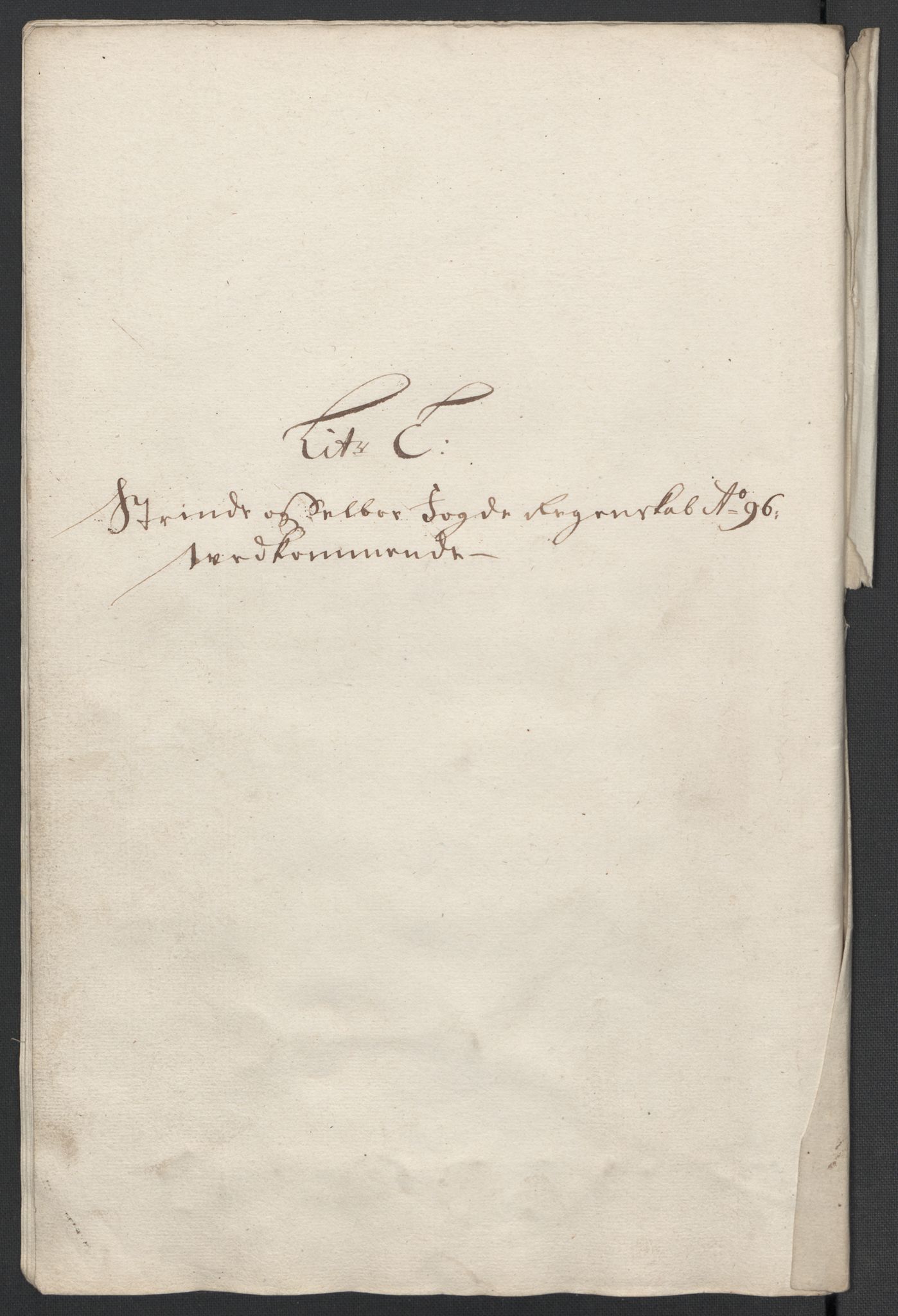 Rentekammeret inntil 1814, Reviderte regnskaper, Fogderegnskap, RA/EA-4092/R61/L4106: Fogderegnskap Strinda og Selbu, 1696-1697, s. 94