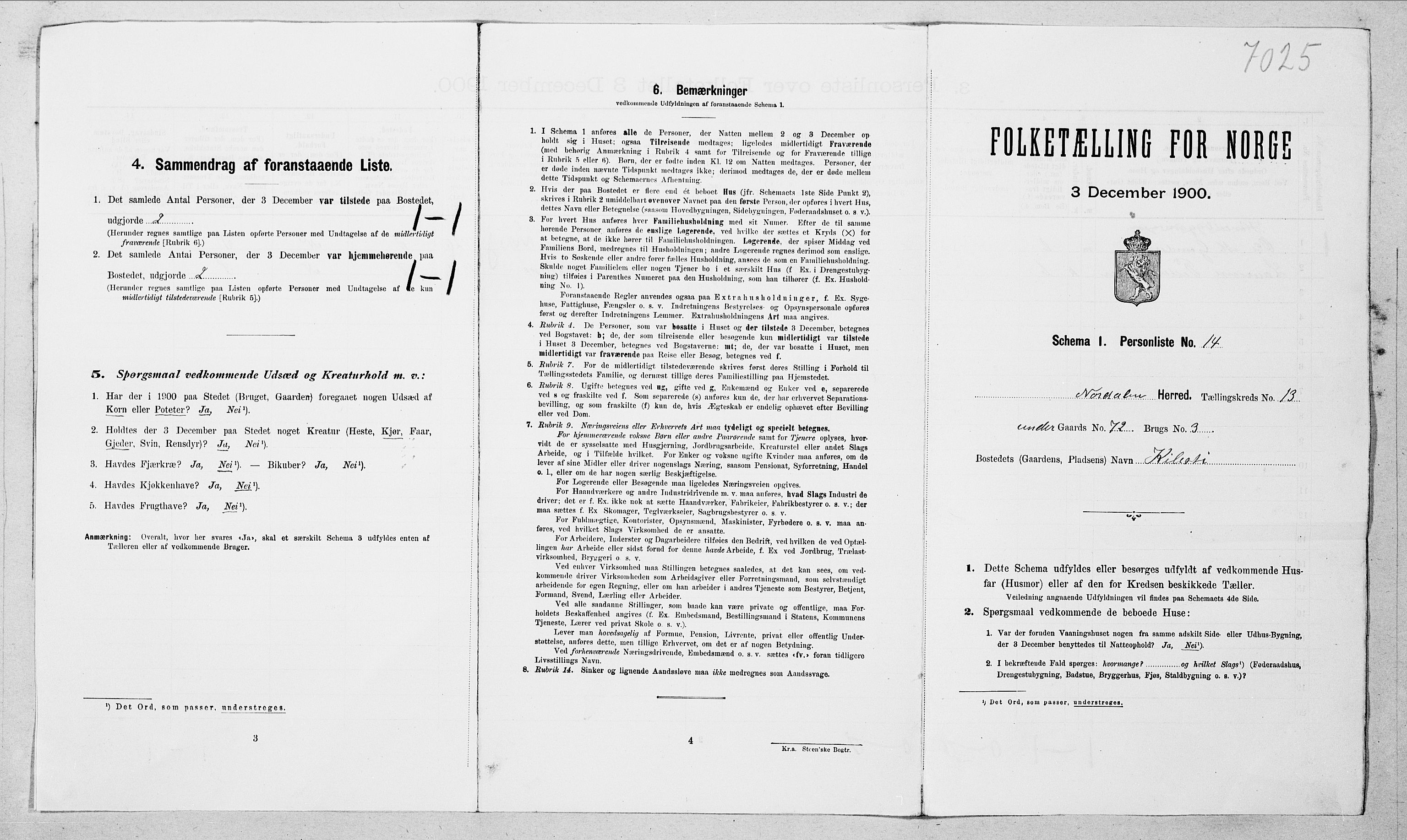 SAT, Folketelling 1900 for 1524 Norddal herred, 1900, s. 815