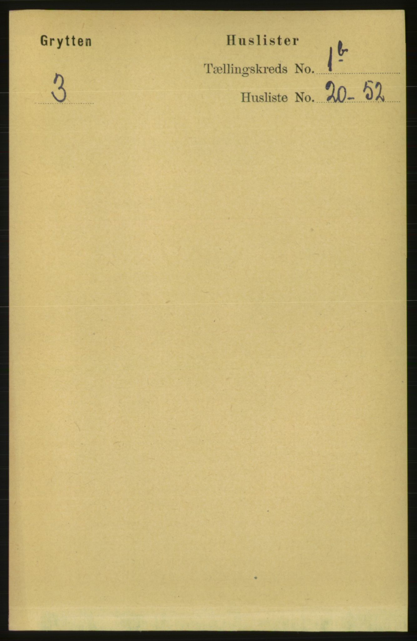 RA, Folketelling 1891 for 1539 Grytten herred, 1891, s. 164