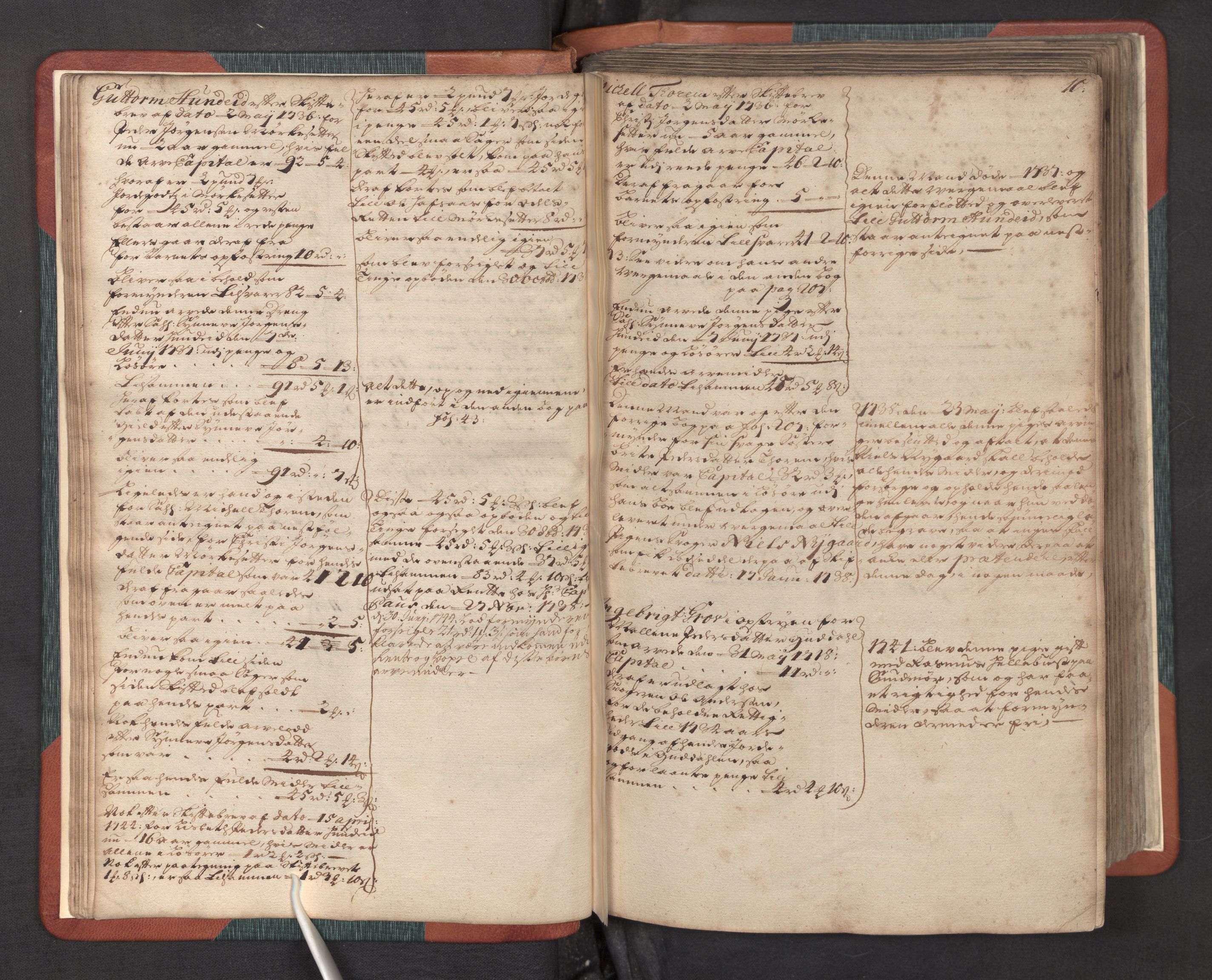 Nordfjord sorenskriveri, AV/SAB-A-2801/1/05/05a/L0002: Overformyndarprotokollar, 1736-1744