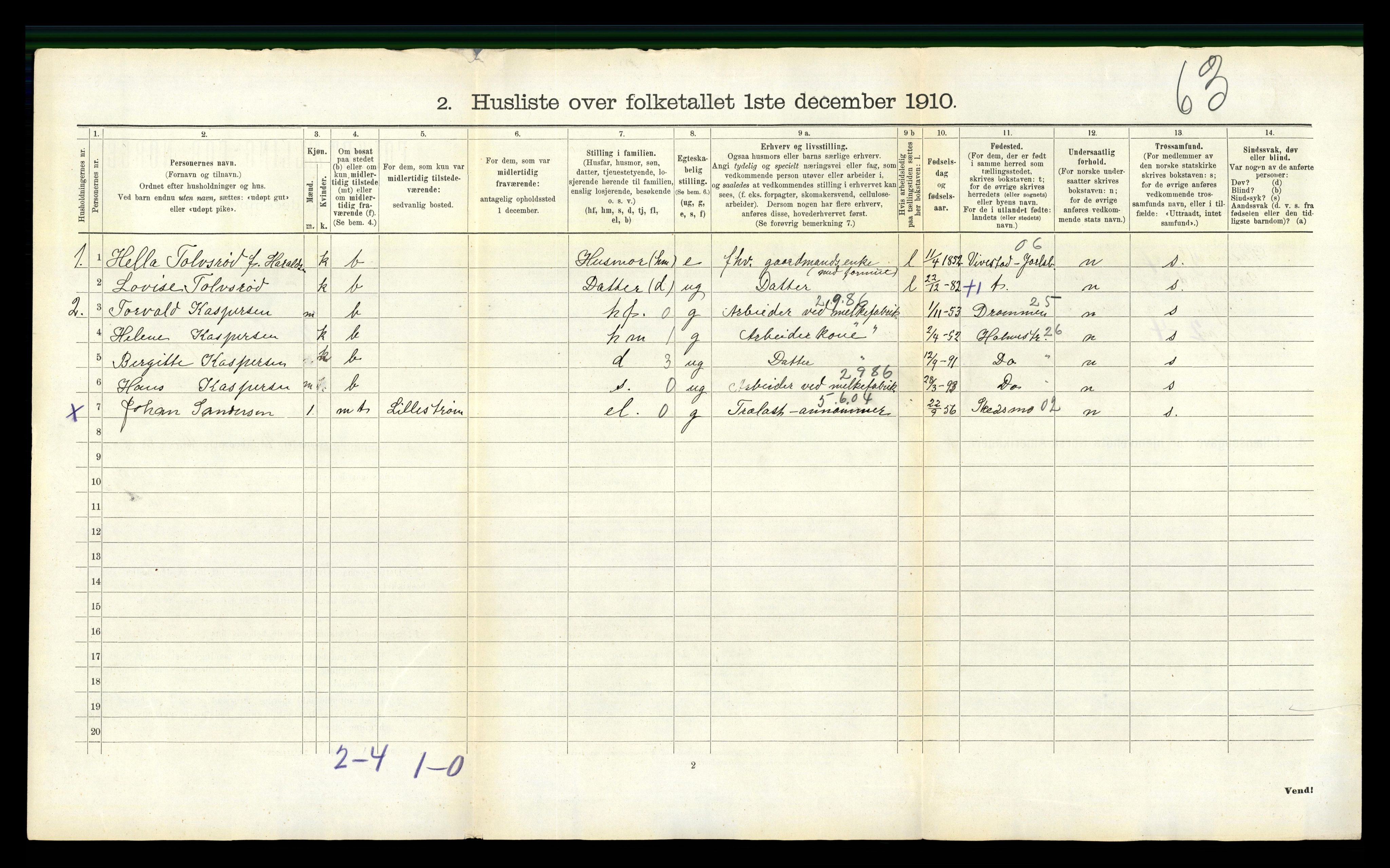 RA, Folketelling 1910 for 0715 Botne herred, 1910, s. 49