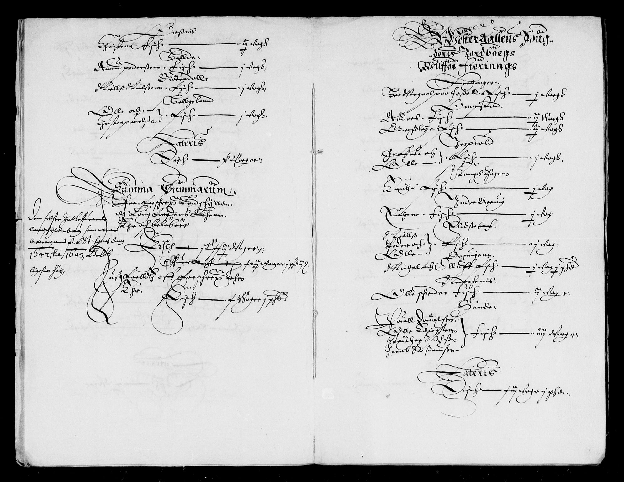 Rentekammeret inntil 1814, Reviderte regnskaper, Lensregnskaper, AV/RA-EA-5023/R/Rb/Rbz/L0030: Nordlandenes len, 1638-1644