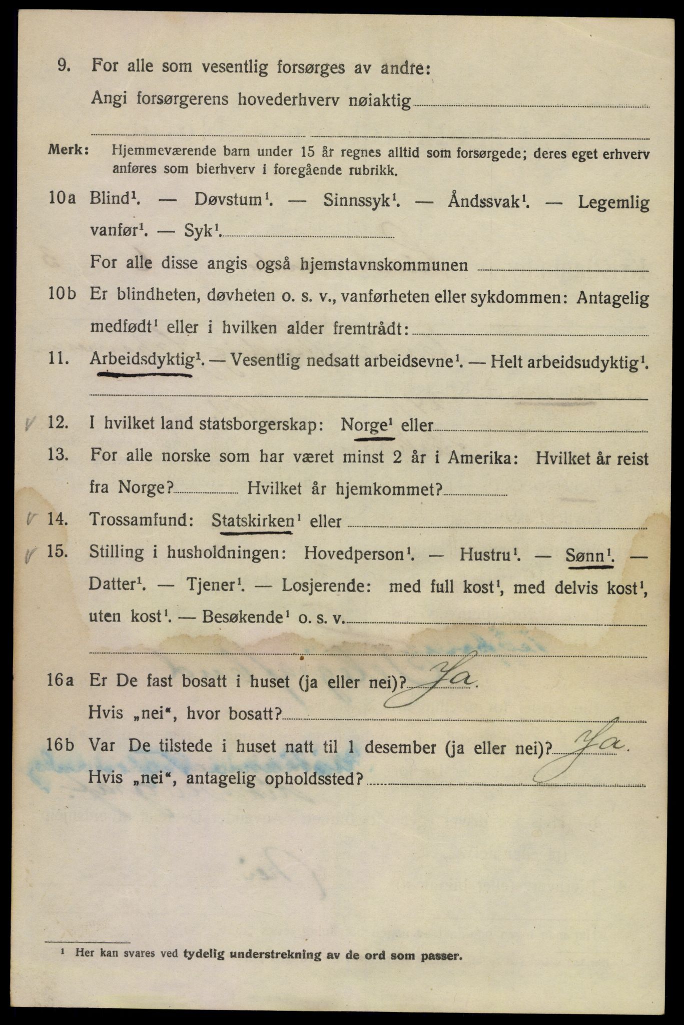 SAO, Folketelling 1920 for 0301 Kristiania kjøpstad, 1920, s. 365038