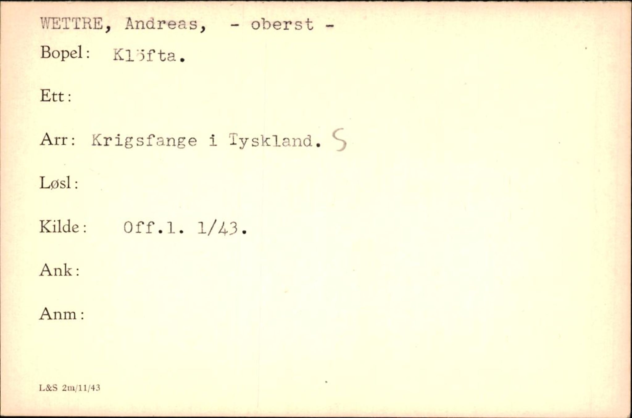 Forsvaret, Forsvarets krigshistoriske avdeling, AV/RA-RAFA-2017/Y/Yf/L0200: II-C-11-2102  -  Norske krigsfanger i Tyskland, 1940-1945, s. 1132