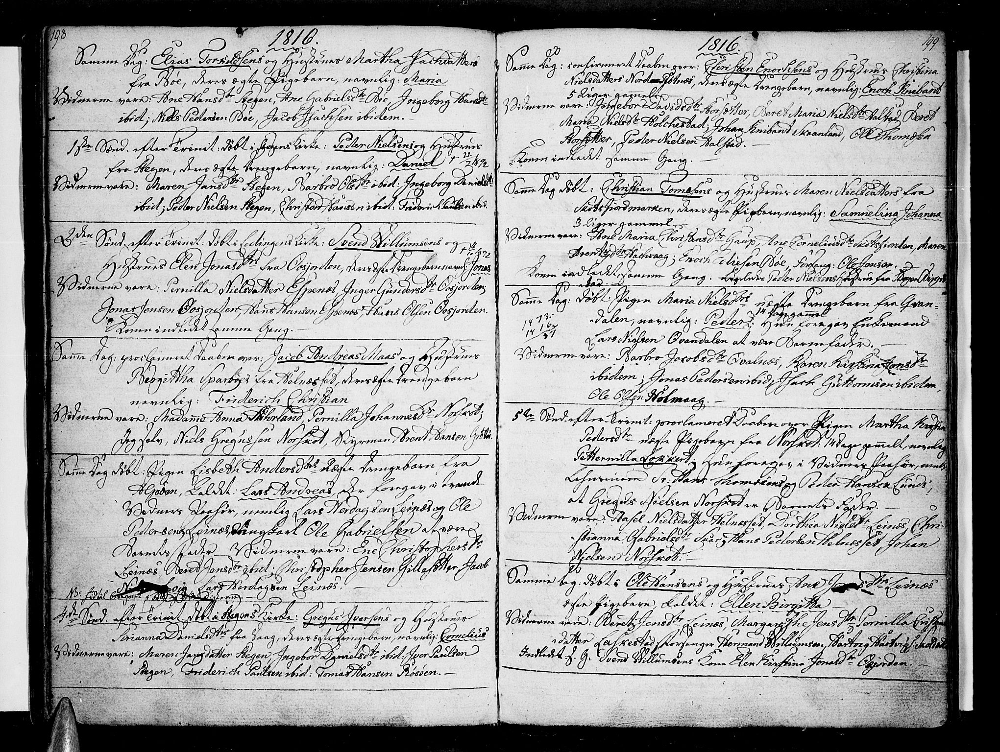 Ministerialprotokoller, klokkerbøker og fødselsregistre - Nordland, AV/SAT-A-1459/855/L0797: Ministerialbok nr. 855A05, 1800-1820, s. 198-199