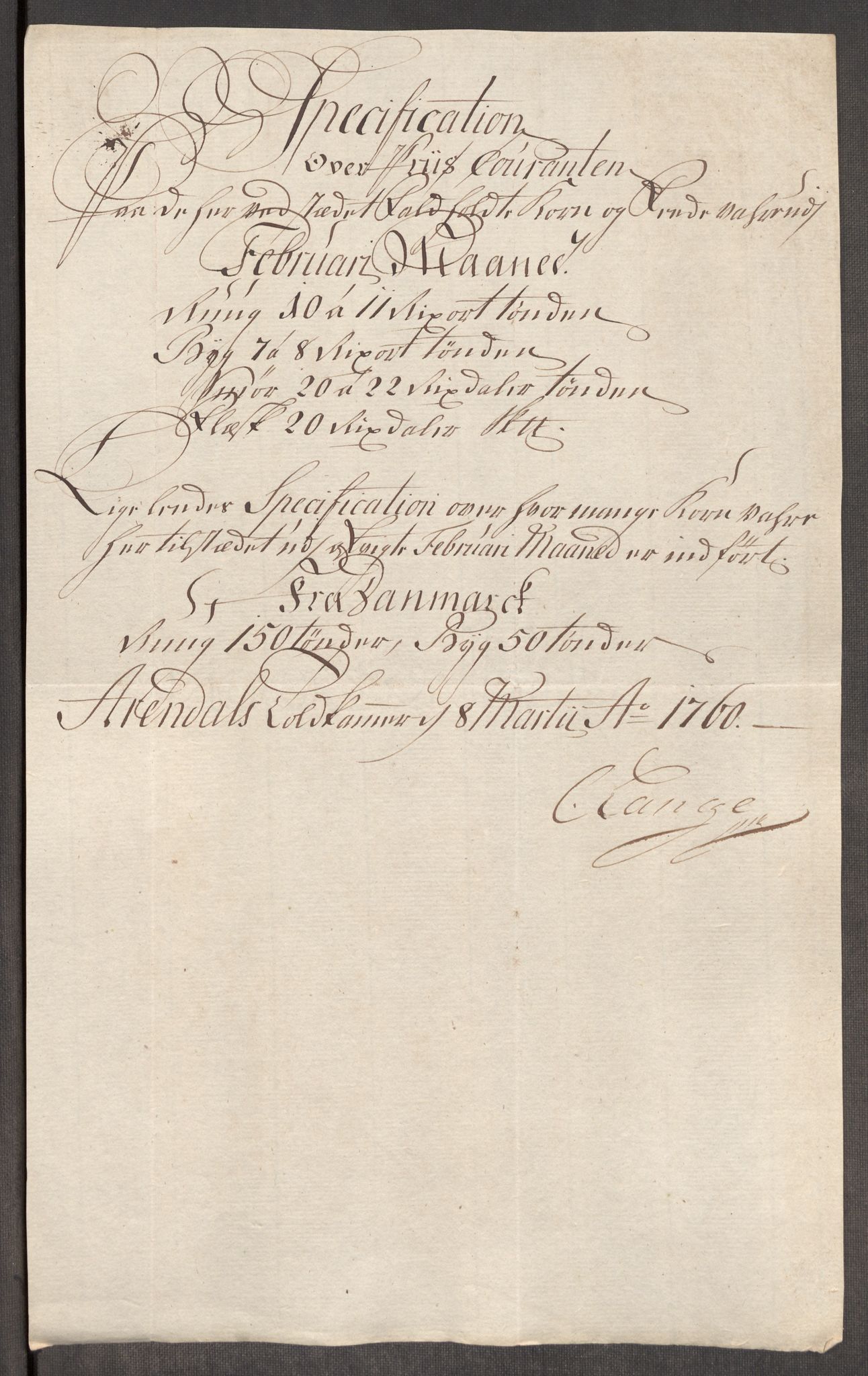 Rentekammeret inntil 1814, Realistisk ordnet avdeling, RA/EA-4070/Oe/L0006: [Ø1]: Priskuranter, 1758-1760, s. 852