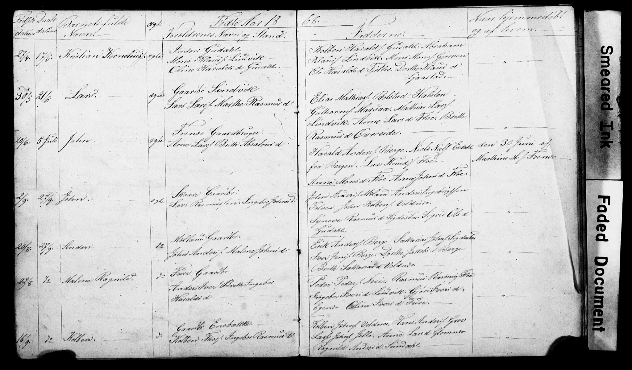 Stryn Sokneprestembete, AV/SAB-A-82501: Klokkerbok nr. C 1A, 1866-1875, s. 13