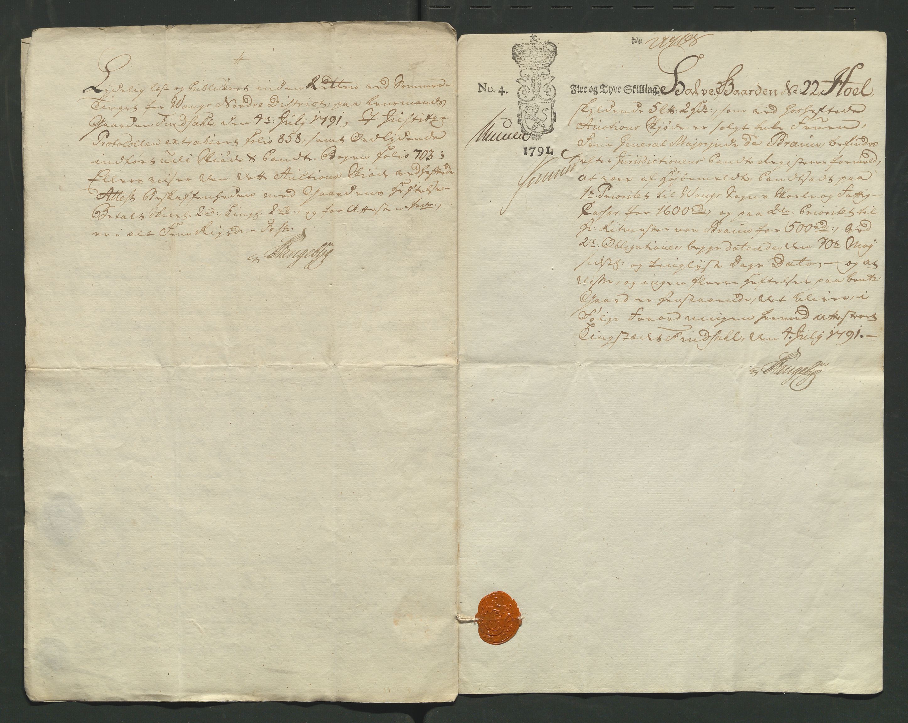 Åker i Vang, Hedmark, og familien Todderud, AV/SAH-ARK-010/F/Fa/L0003: Eiendomsdokumenter, 1751-1910, s. 372