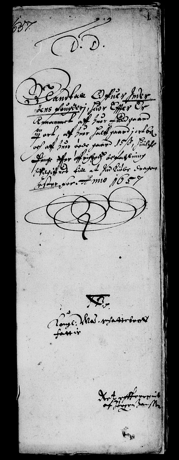 Rentekammeret inntil 1814, Reviderte regnskaper, Lensregnskaper, AV/RA-EA-5023/R/Rb/Rbw/L0131: Trondheim len, 1657-1658