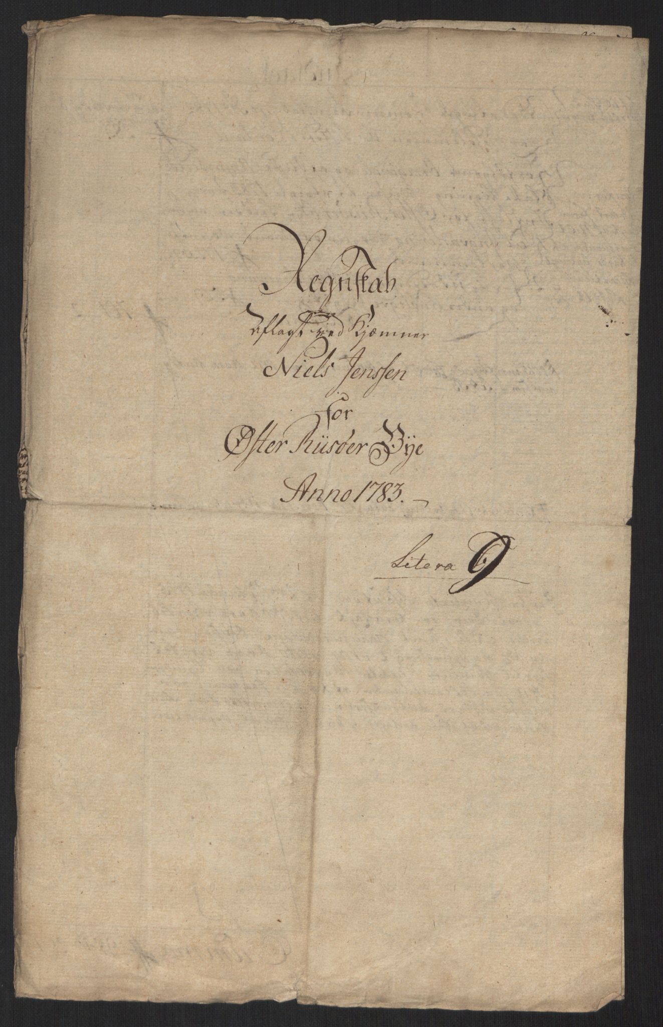 Danske Kanselli 1800-1814, AV/RA-EA-3024/K/Kk/Kka/Kkac/L0233: Kjøpstadregnskap Øster Risør, 1772-1790, s. 80