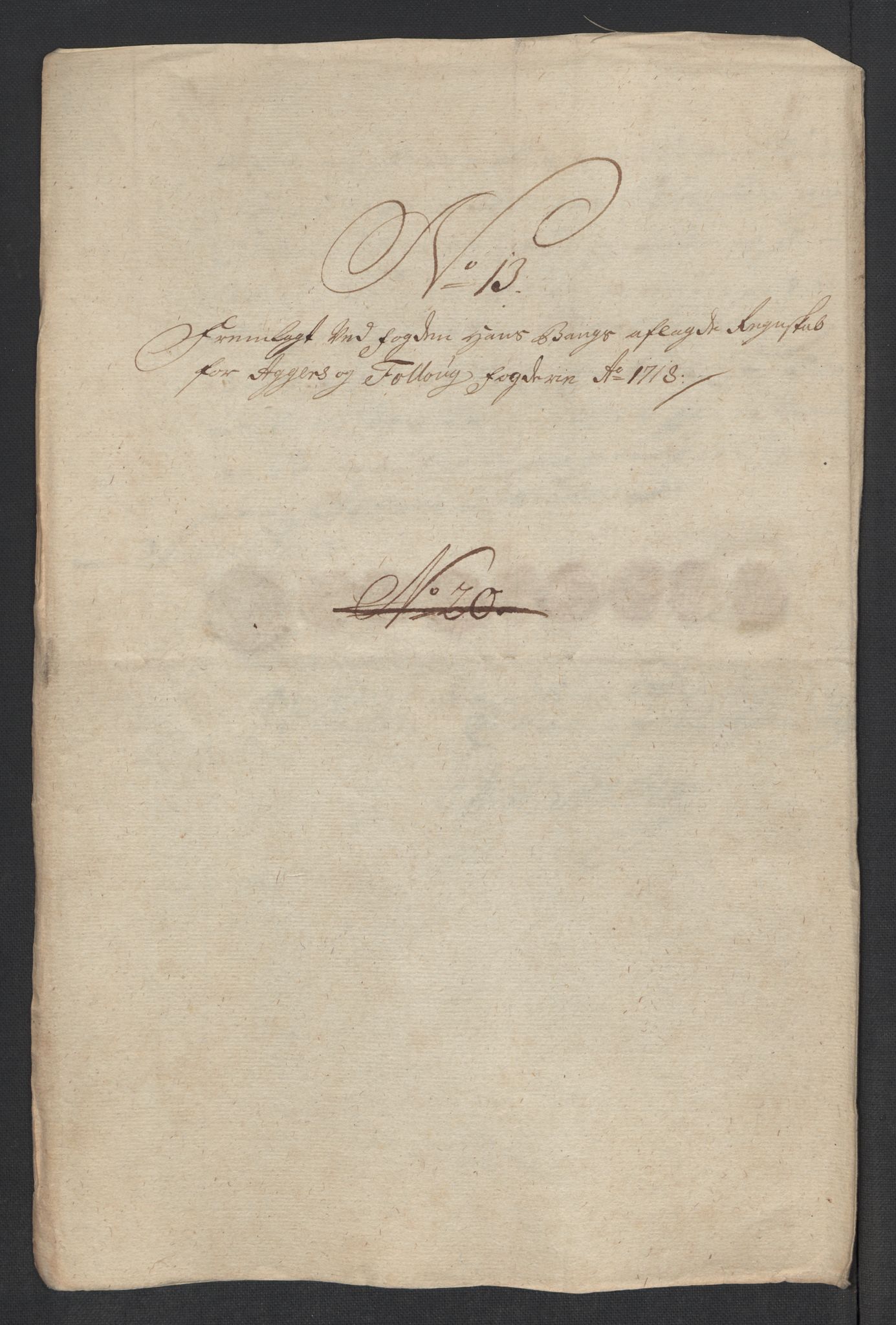 Rentekammeret inntil 1814, Reviderte regnskaper, Fogderegnskap, AV/RA-EA-4092/R10/L0456: Fogderegnskap Aker og Follo, 1718, s. 144