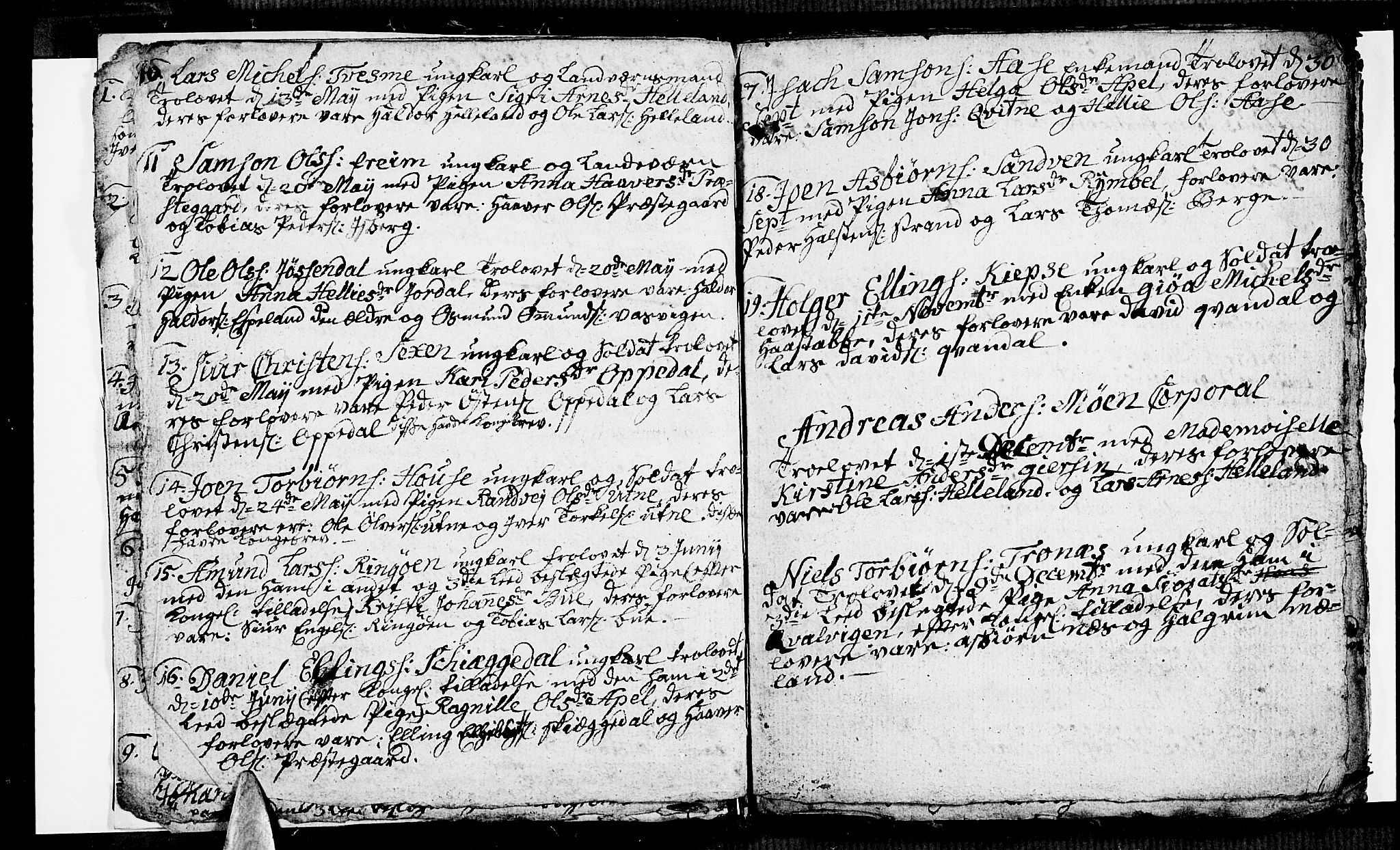Ullensvang sokneprestembete, SAB/A-78701/H/Hab: Klokkerbok nr. A 1, 1779-1786, s. 5