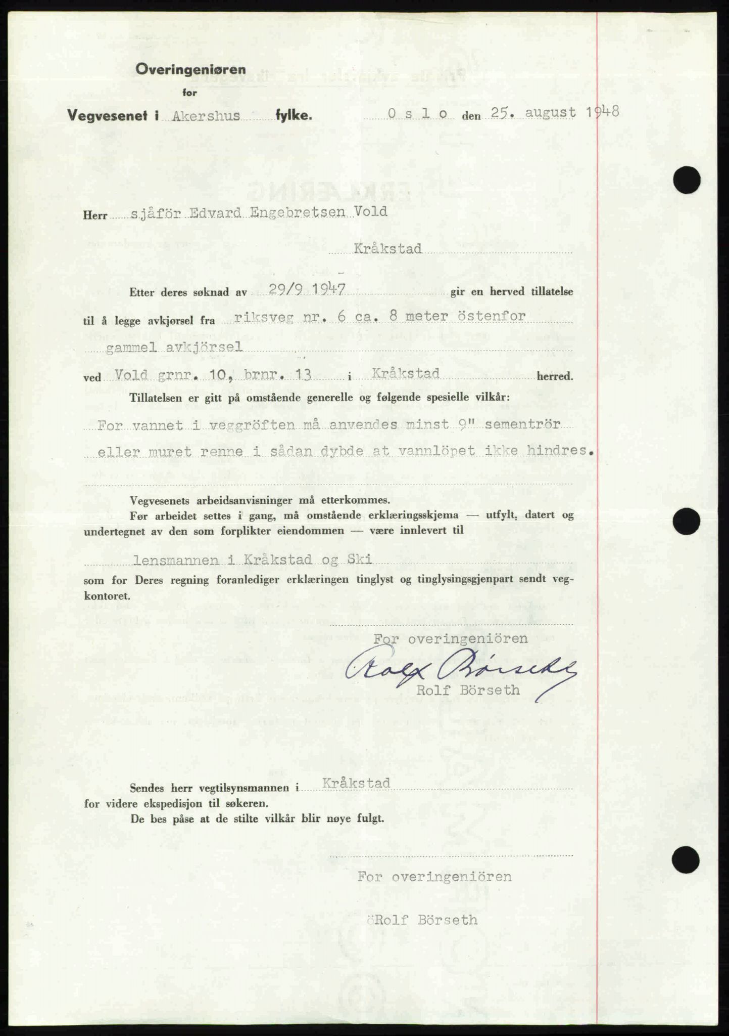 Follo sorenskriveri, AV/SAO-A-10274/G/Ga/Gaa/L0085: Pantebok nr. I 85, 1948-1948, Dagboknr: 3248/1948