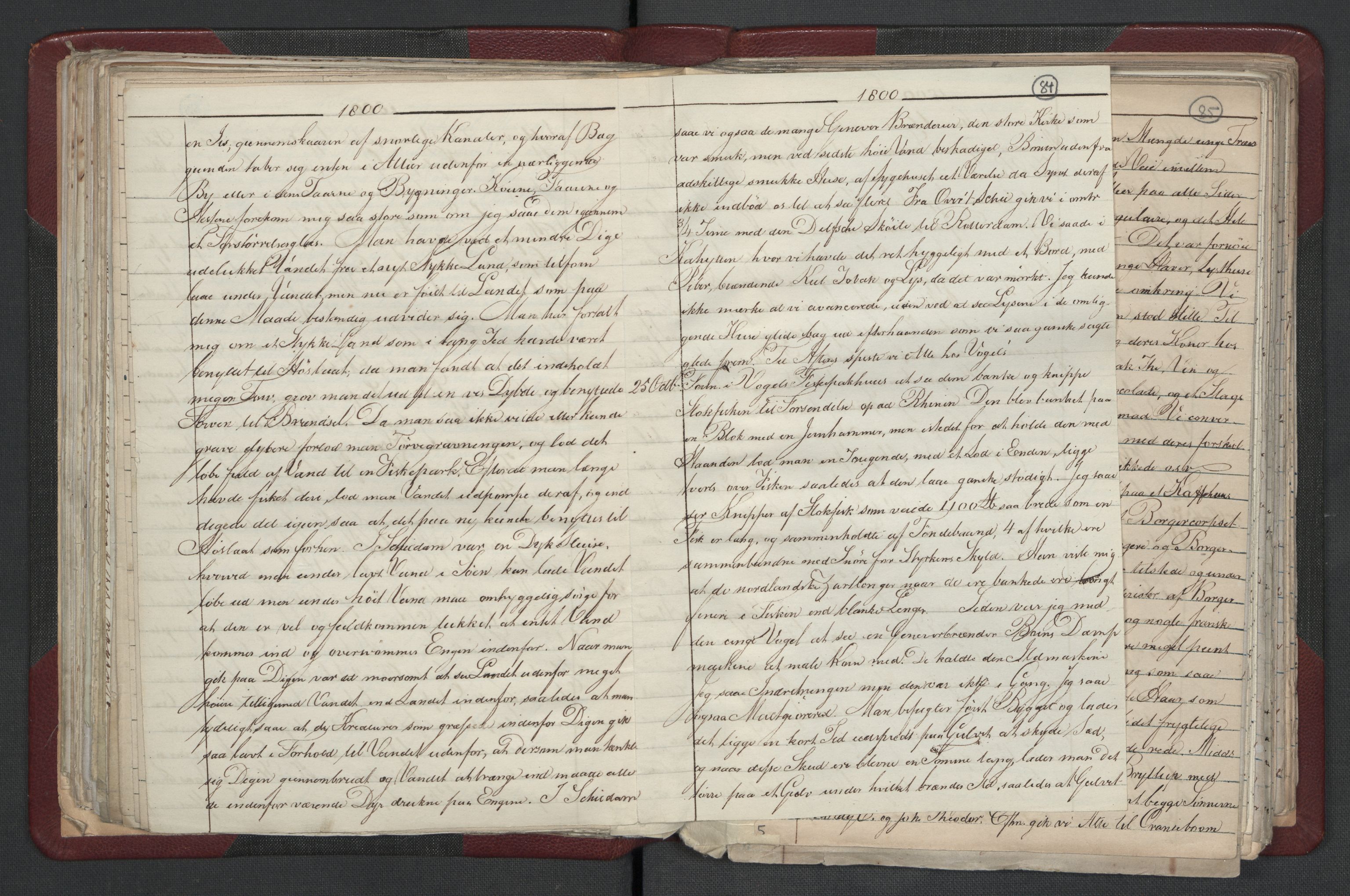 Meltzer, Fredrik, AV/RA-PA-0028/F/L0001: Dagbok for årene 1796-1808, 1811, 1817, 1796-1817, s. 83b-84a