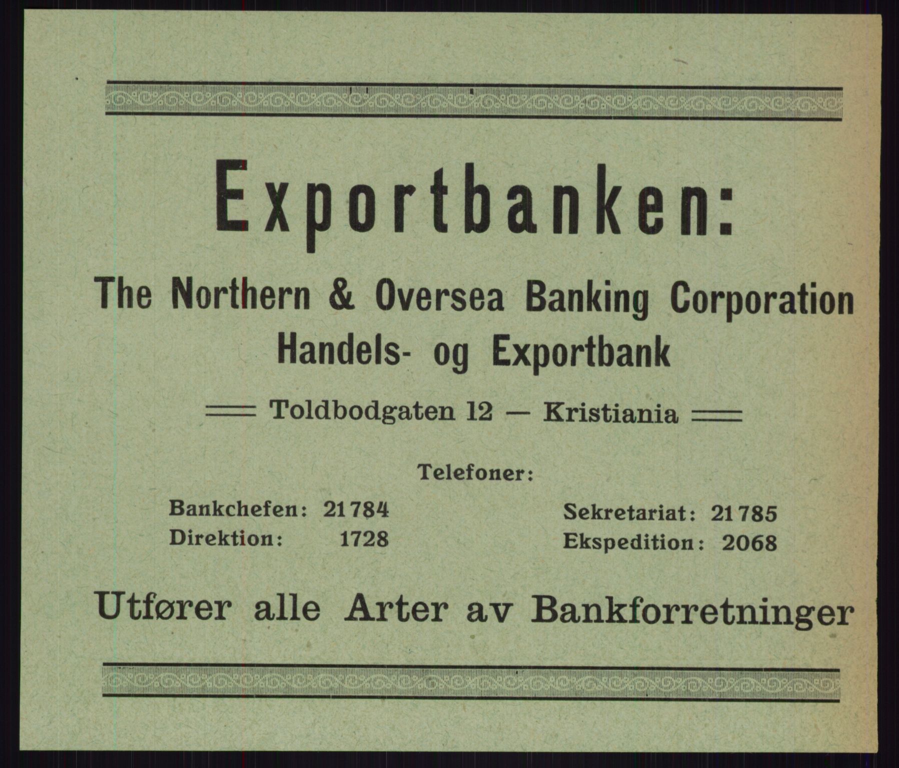 Kristiania/Oslo adressebok, PUBL/-, 1916
