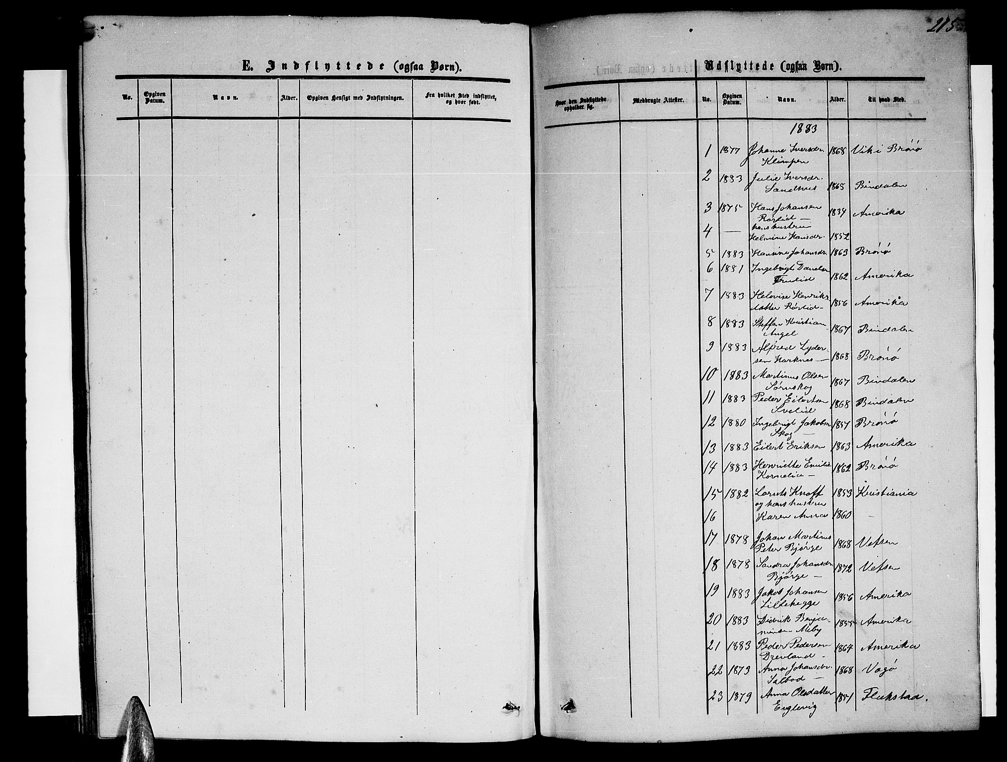 Ministerialprotokoller, klokkerbøker og fødselsregistre - Nordland, SAT/A-1459/814/L0229: Klokkerbok nr. 814C02, 1859-1883, s. 215