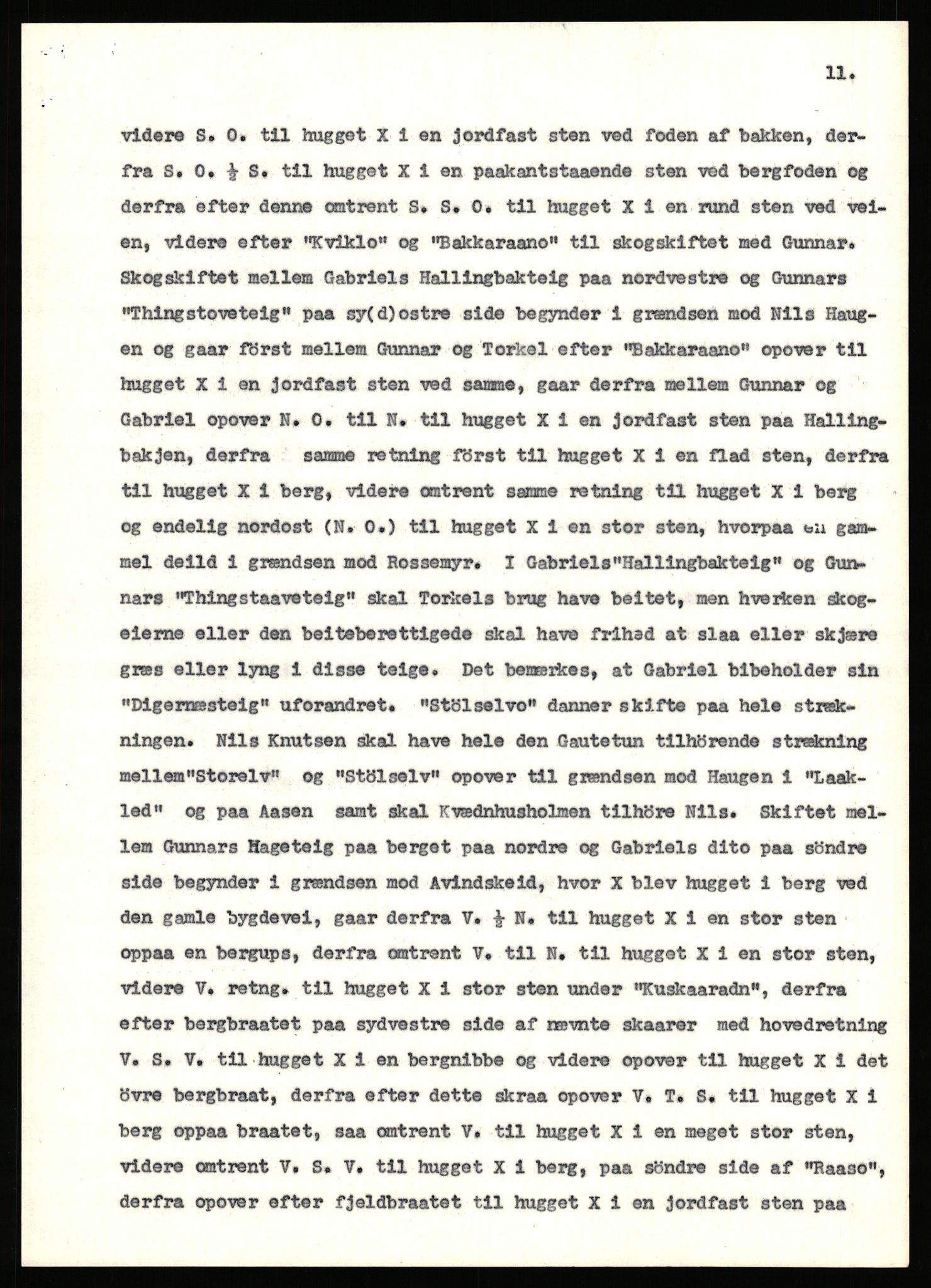 Statsarkivet i Stavanger, AV/SAST-A-101971/03/Y/Yj/L0025: Avskrifter sortert etter gårdsnavn: Garpestad - Gjerde, 1750-1930, s. 245
