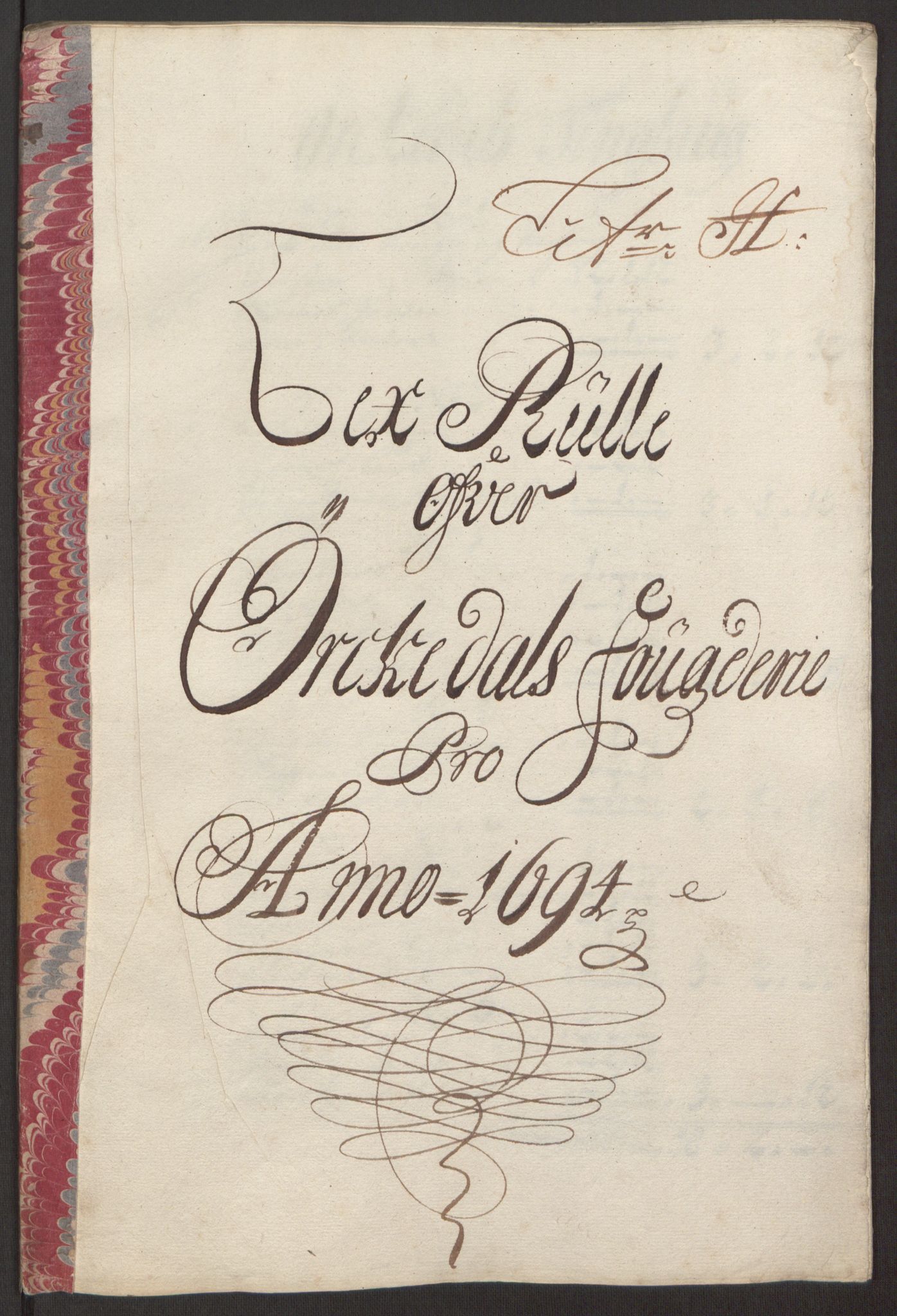 Rentekammeret inntil 1814, Reviderte regnskaper, Fogderegnskap, AV/RA-EA-4092/R60/L3944: Fogderegnskap Orkdal og Gauldal, 1694, s. 105