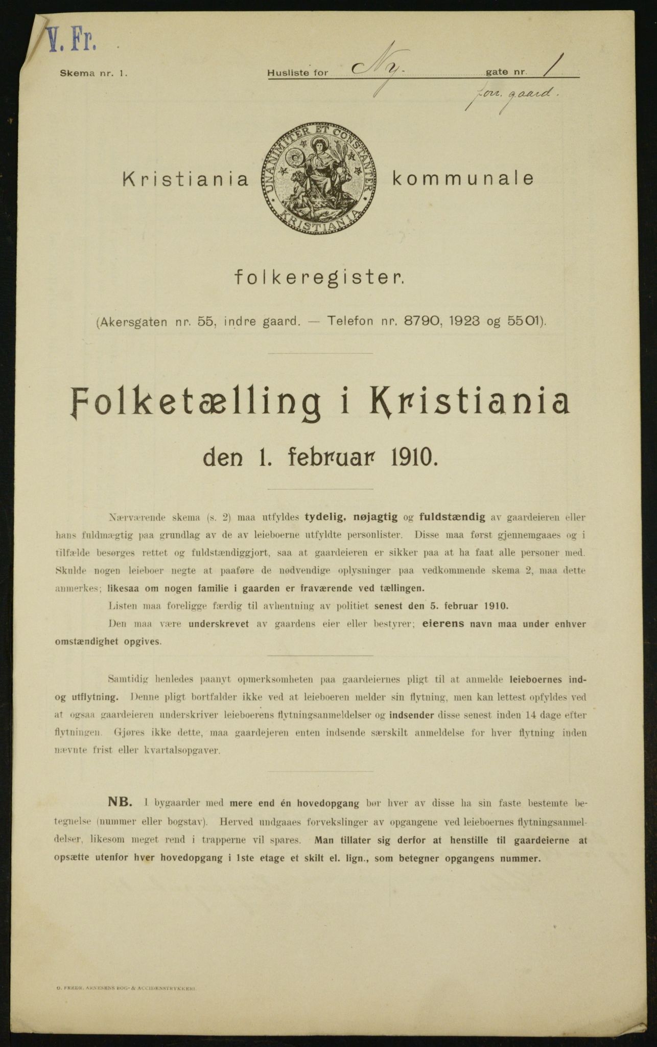 OBA, Kommunal folketelling 1.2.1910 for Kristiania, 1910, s. 71372