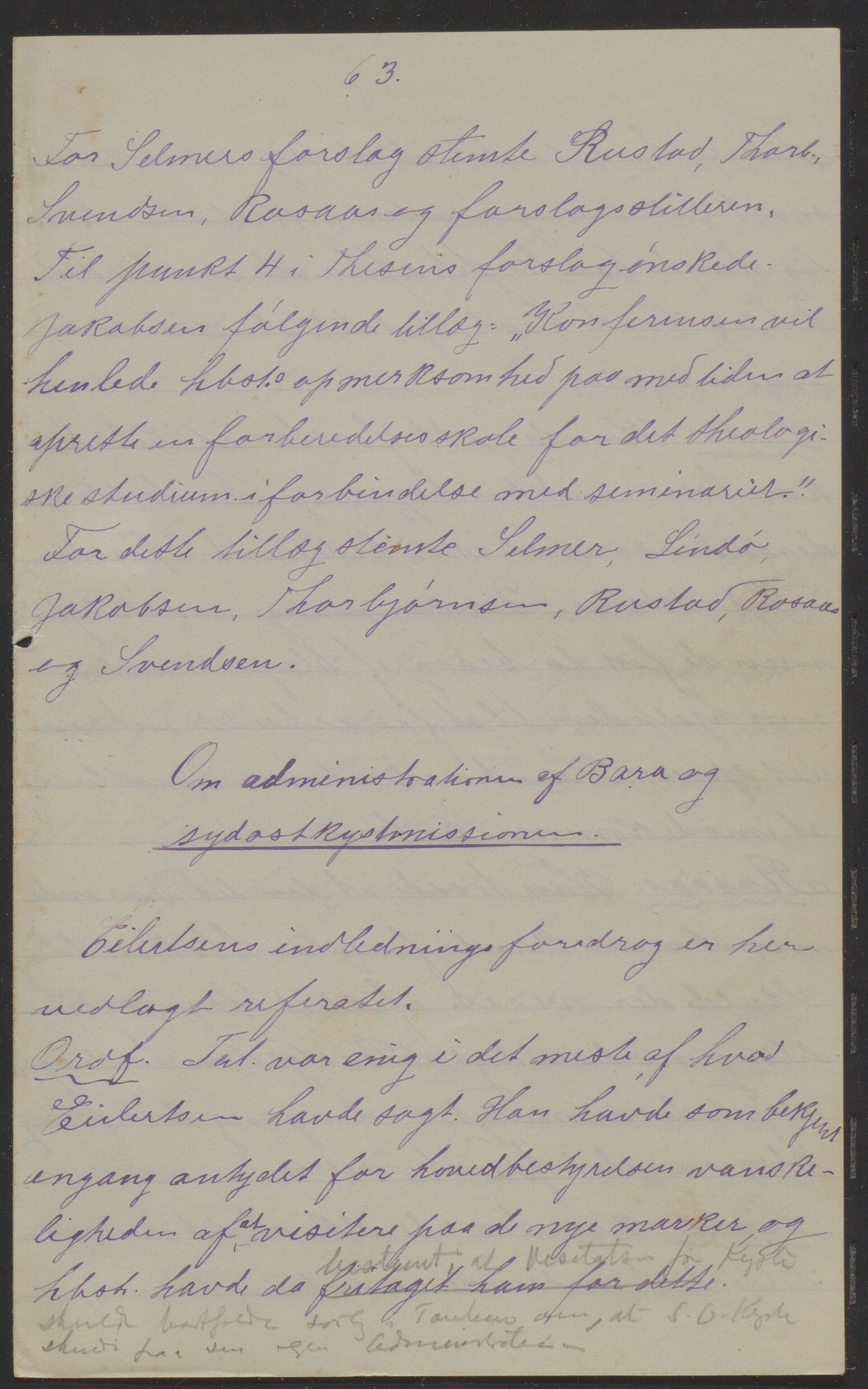 Det Norske Misjonsselskap - hovedadministrasjonen, VID/MA-A-1045/D/Da/Daa/L0039/0007: Konferansereferat og årsberetninger / Konferansereferat fra Madagaskar Innland., 1893