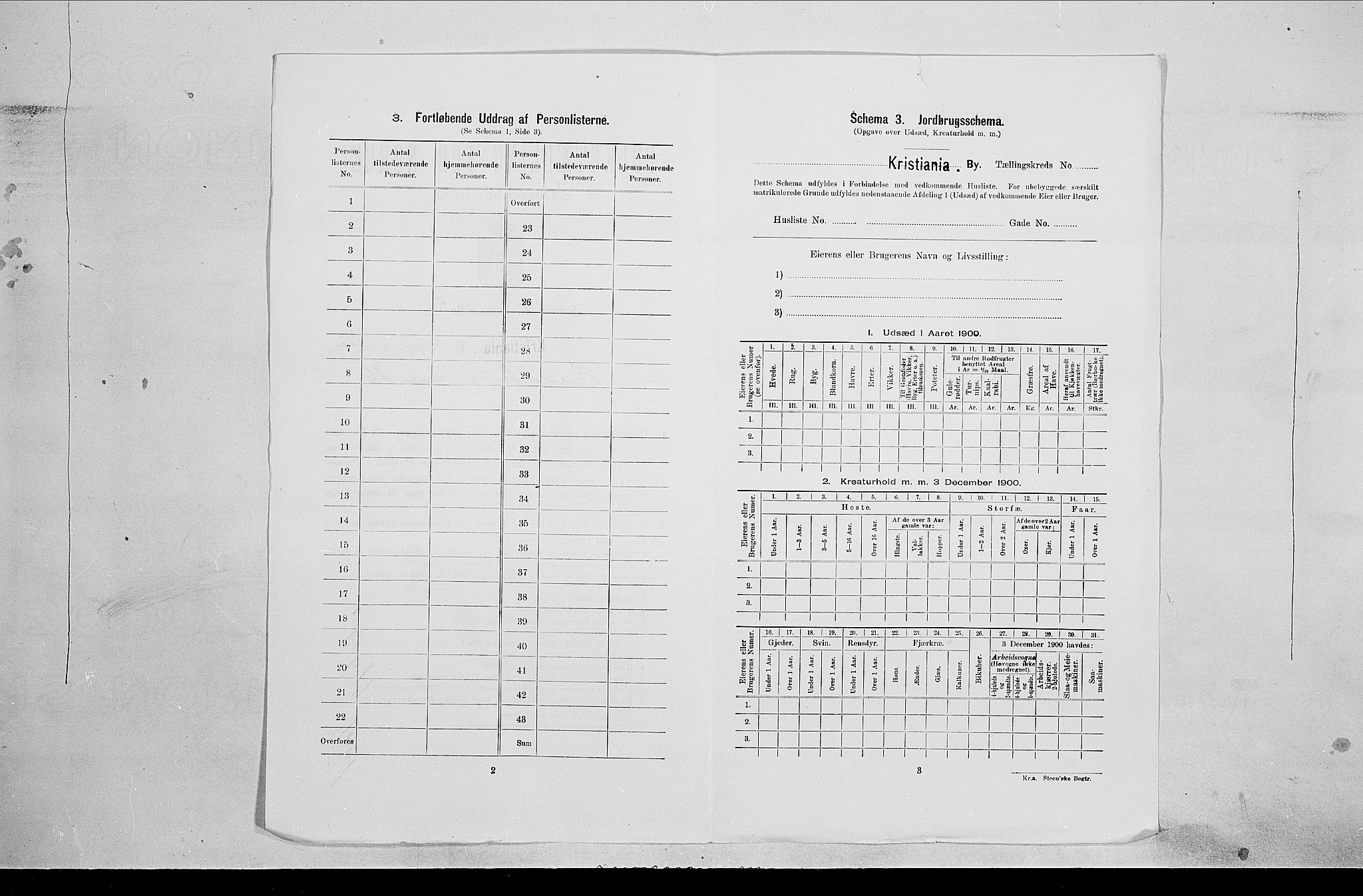 SAO, Folketelling 1900 for 0301 Kristiania kjøpstad, 1900, s. 73723