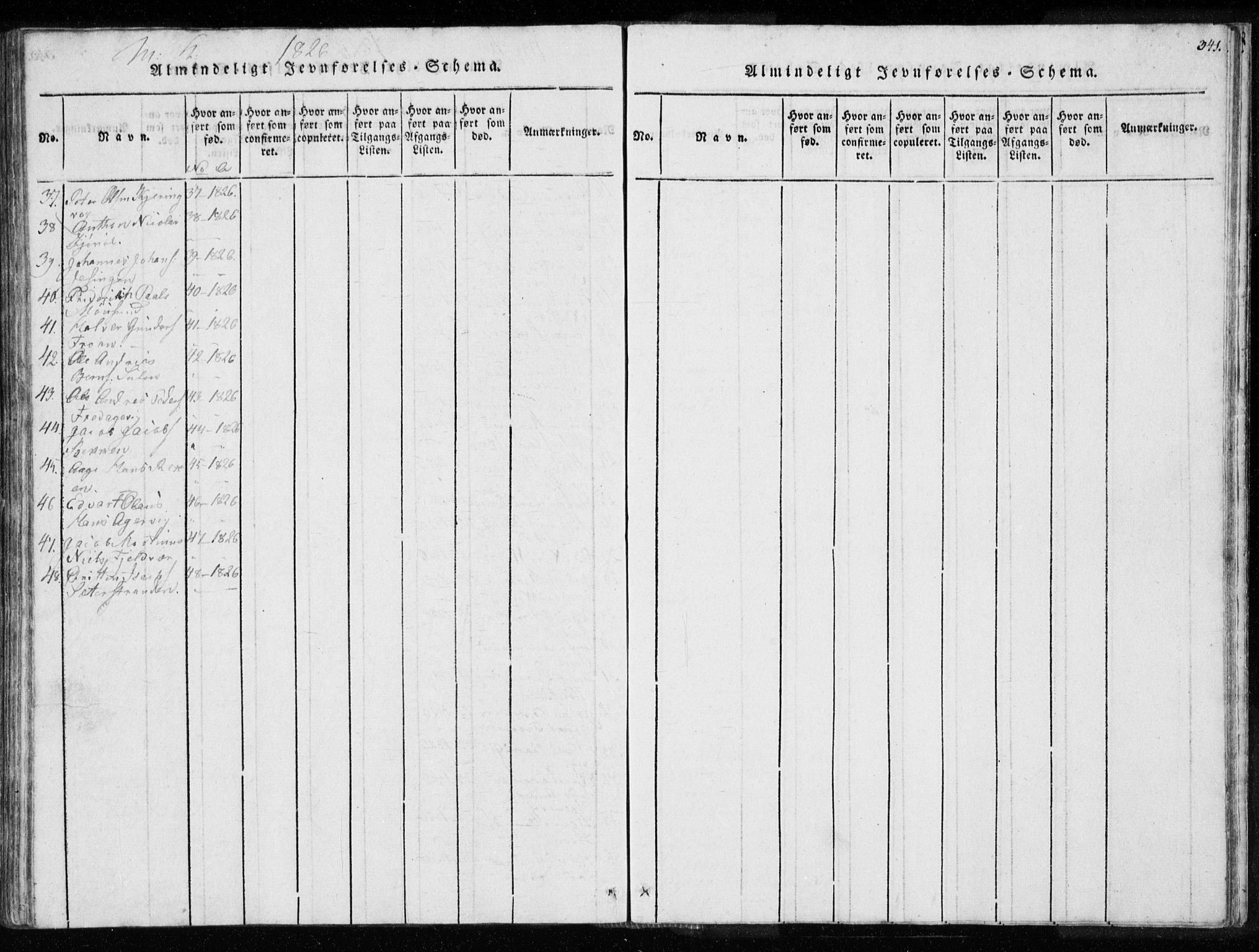 Ministerialprotokoller, klokkerbøker og fødselsregistre - Sør-Trøndelag, SAT/A-1456/634/L0527: Ministerialbok nr. 634A03, 1818-1826, s. 341