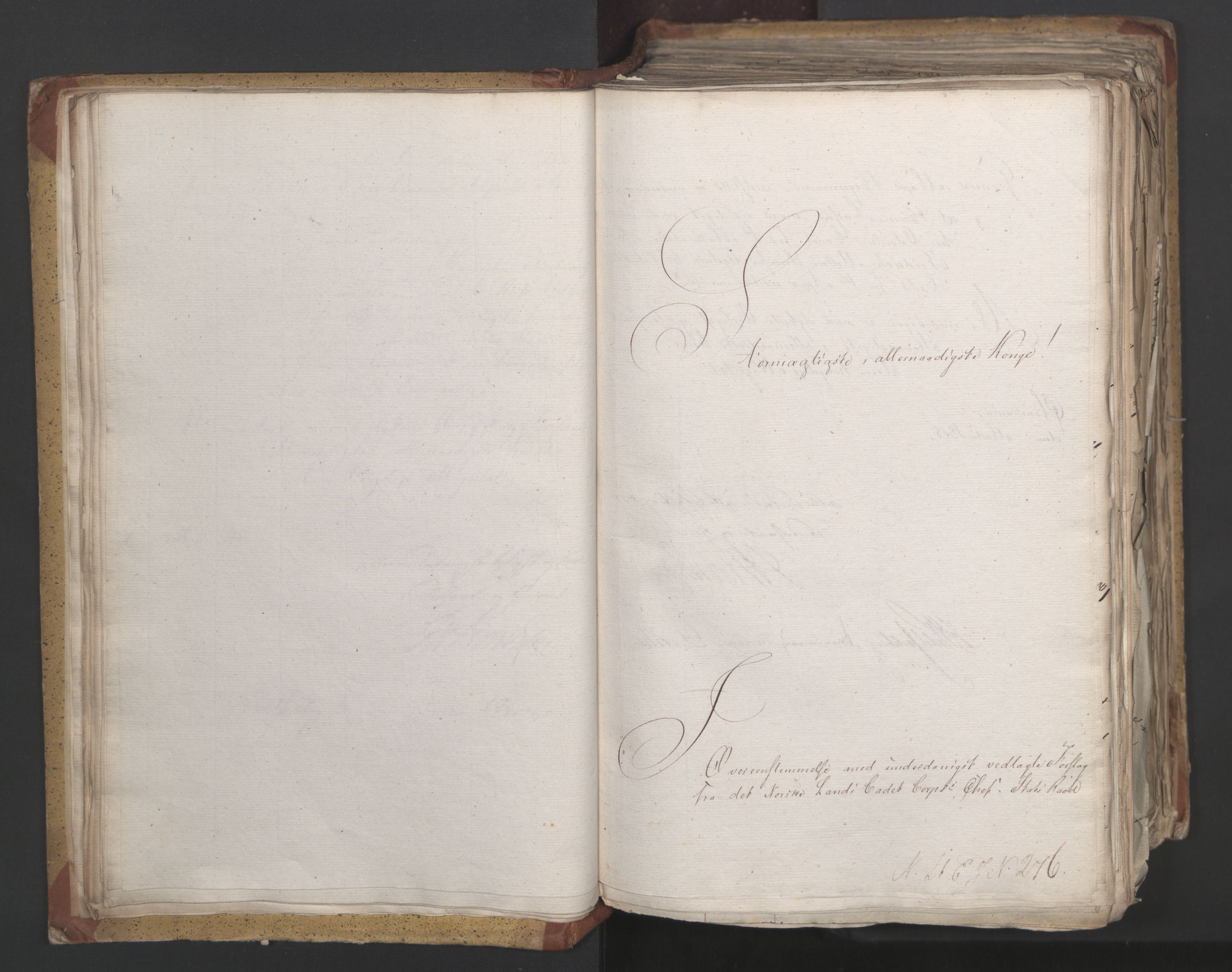 Statsrådsavdelingen i Stockholm, RA/S-1003/D/Da/L0002: Regjeringsinnstillinger nr. 263-518, 1815, s. 31