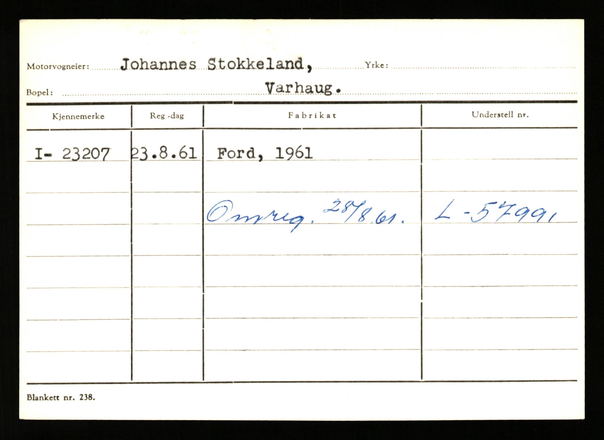 Stavanger trafikkstasjon, AV/SAST-A-101942/0/G/L0005: Registreringsnummer: 23000 - 34245, 1930-1971, s. 75