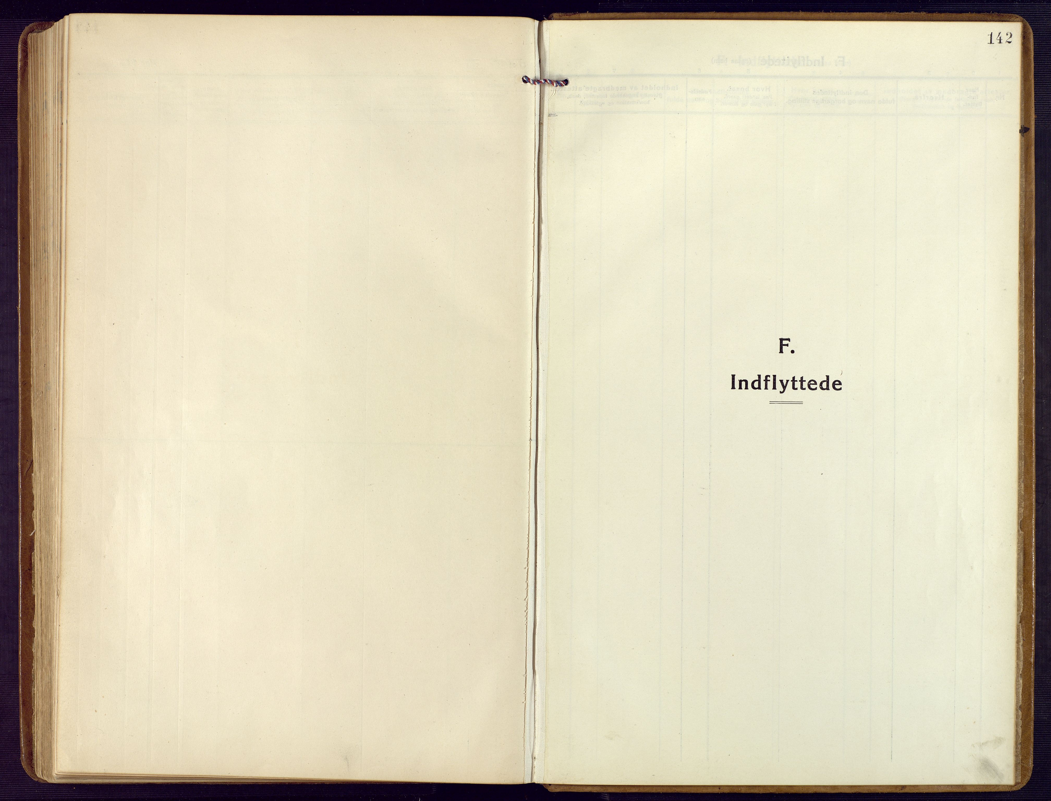 Holum sokneprestkontor, SAK/1111-0022/F/Fb/Fbb/L0005: Klokkerbok nr. B 5, 1920-1945, s. 142