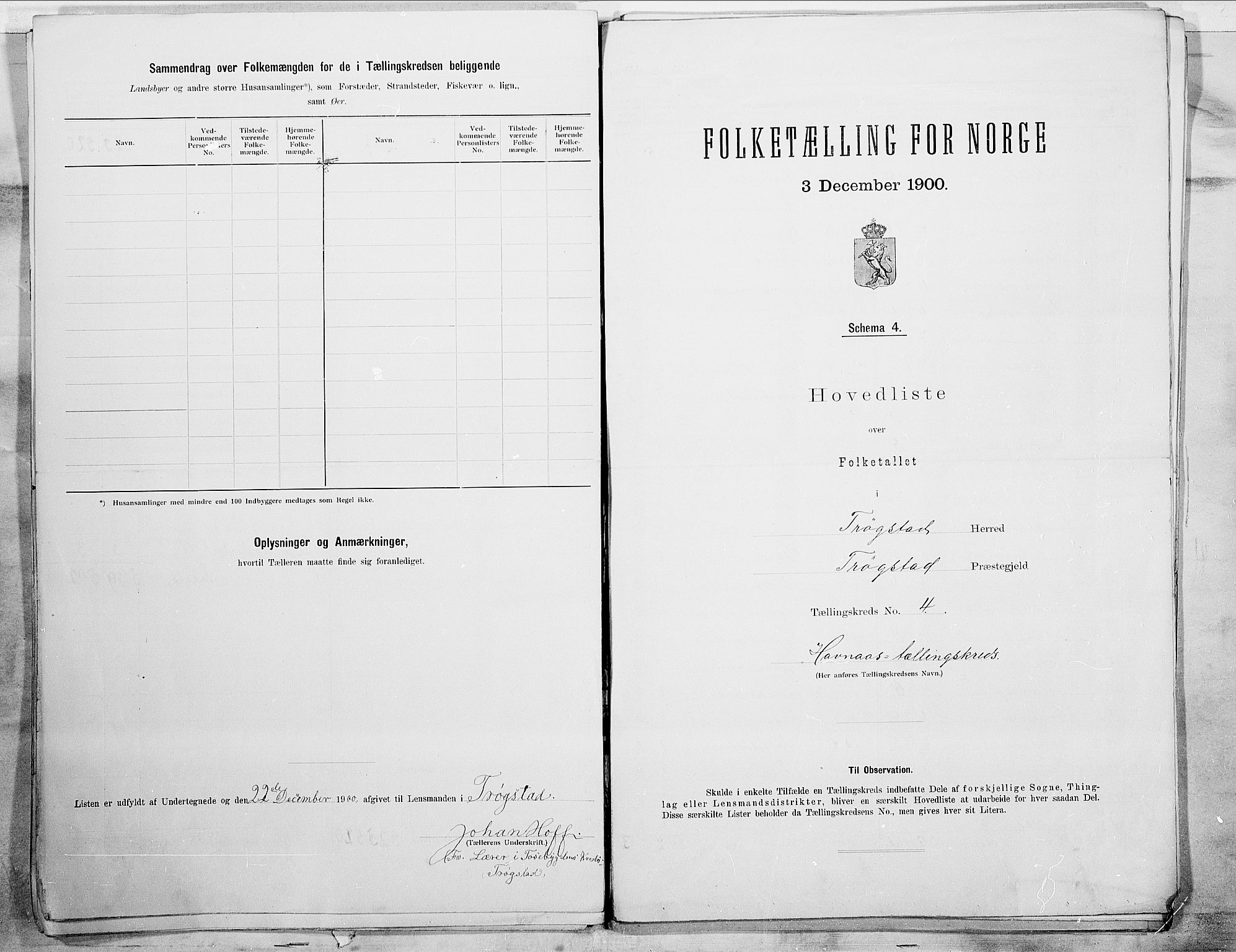 SAO, Folketelling 1900 for 0122 Trøgstad herred, 1900, s. 10