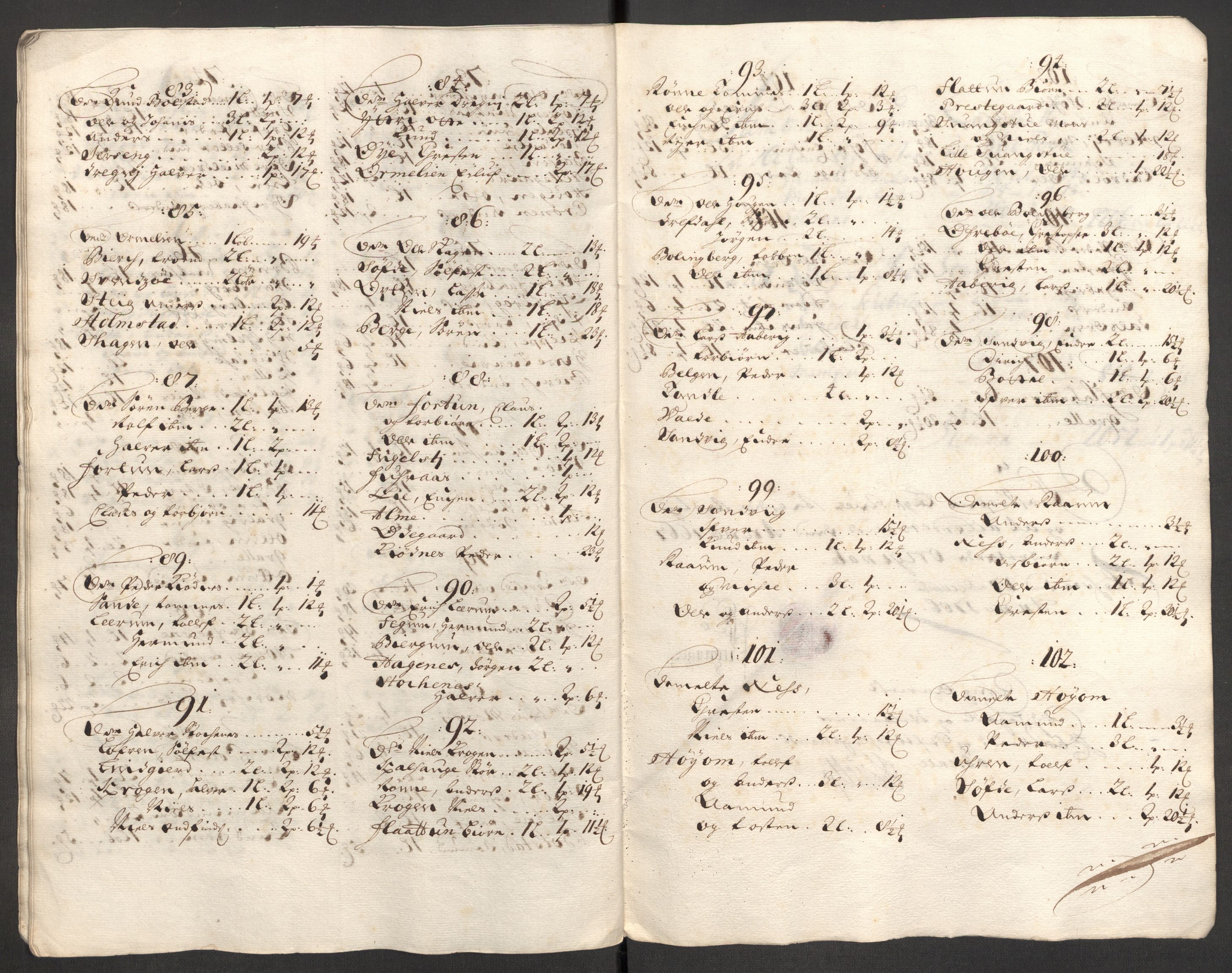 Rentekammeret inntil 1814, Reviderte regnskaper, Fogderegnskap, RA/EA-4092/R52/L3314: Fogderegnskap Sogn, 1705-1707, s. 343
