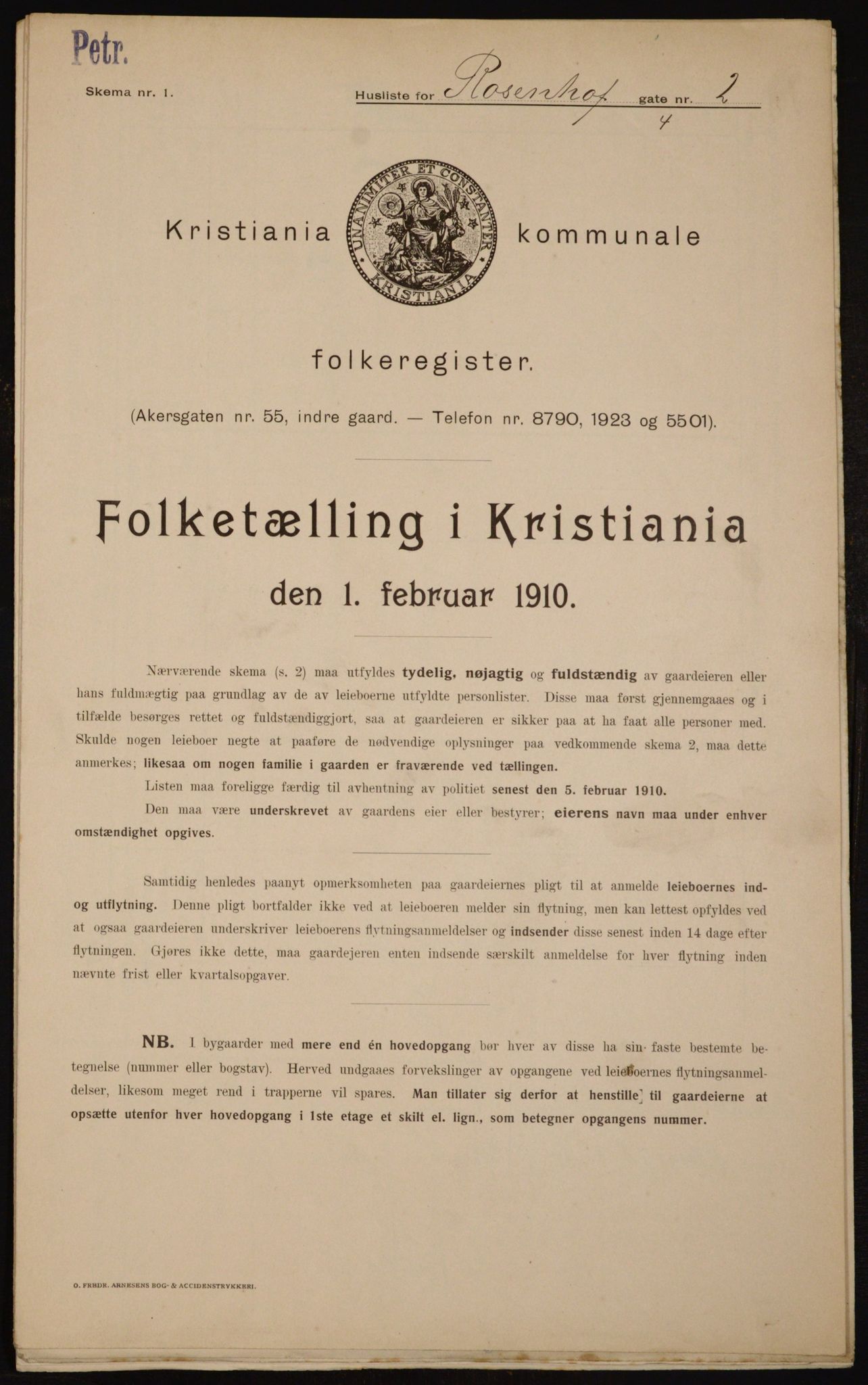 OBA, Kommunal folketelling 1.2.1910 for Kristiania, 1910, s. 79972