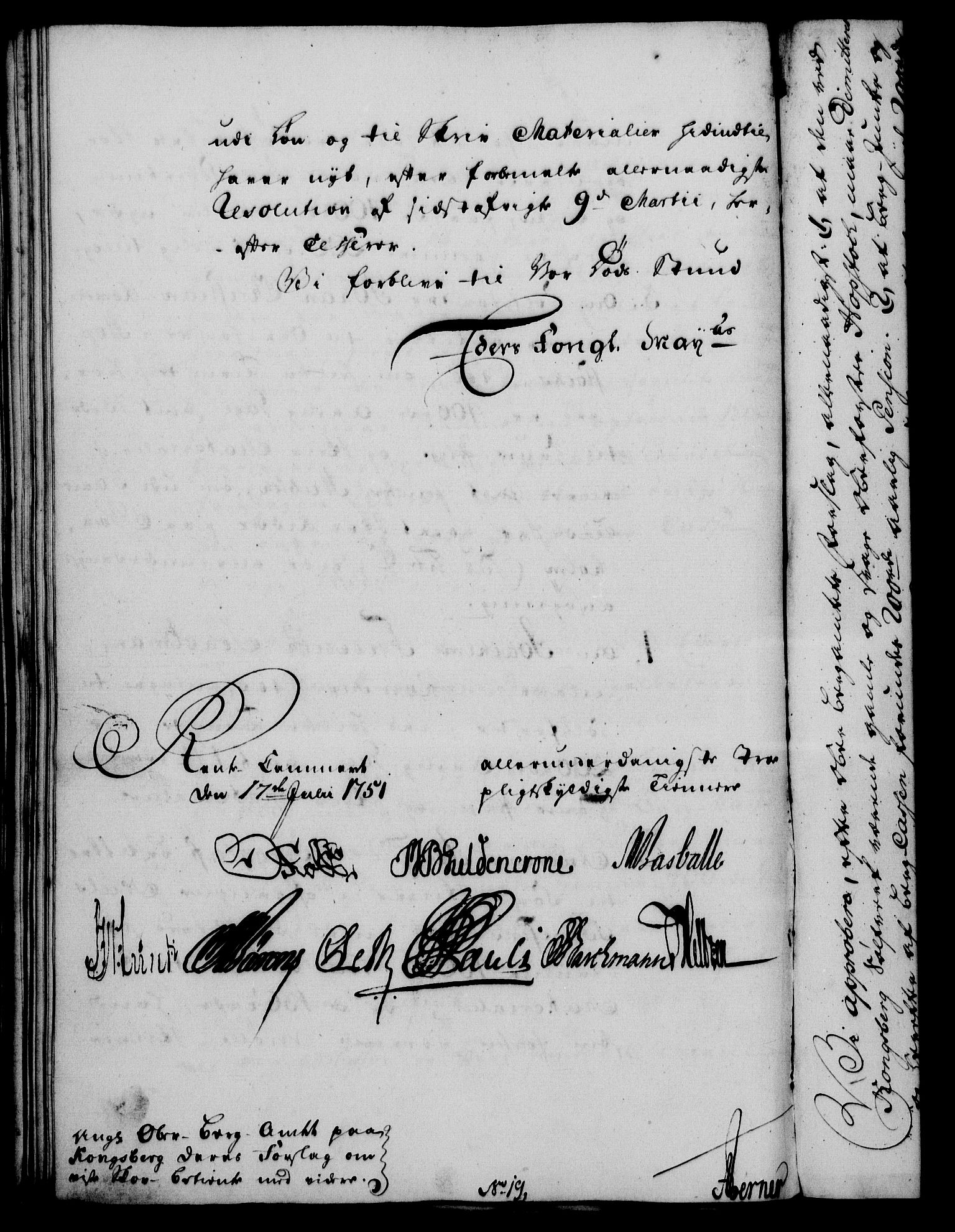 Rentekammeret, Kammerkanselliet, RA/EA-3111/G/Gf/Gfa/L0033: Norsk relasjons- og resolusjonsprotokoll (merket RK 52.33), 1751, s. 339