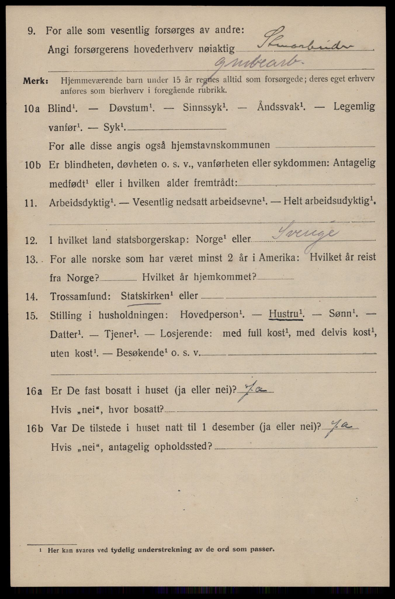 SAST, Folketelling 1920 for 1105 Kopervik ladested, 1920, s. 2171